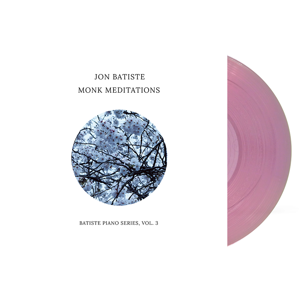 Jon Batiste Monk Meditations Neon Flamingo Vinyl + signed art card 446626