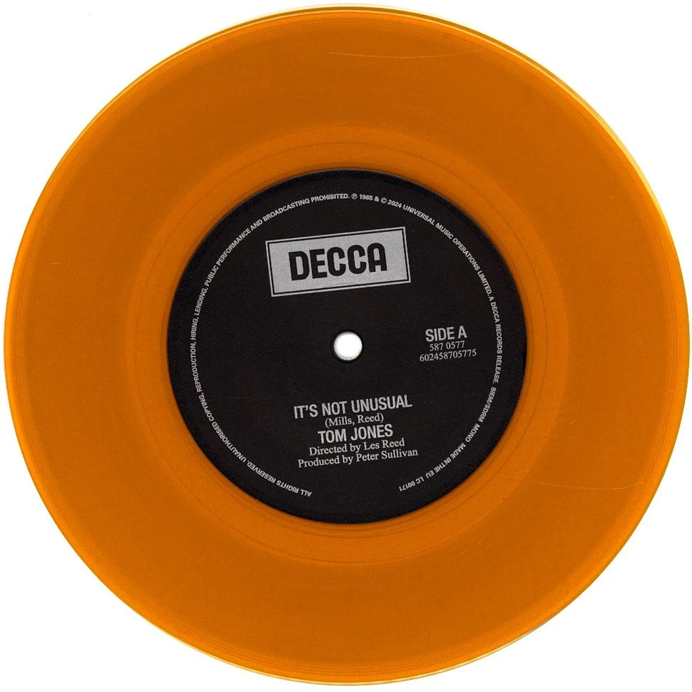 Jones,Tom It's Not Unusual 7" Single Amber Vinyl - RSD 2024 424940