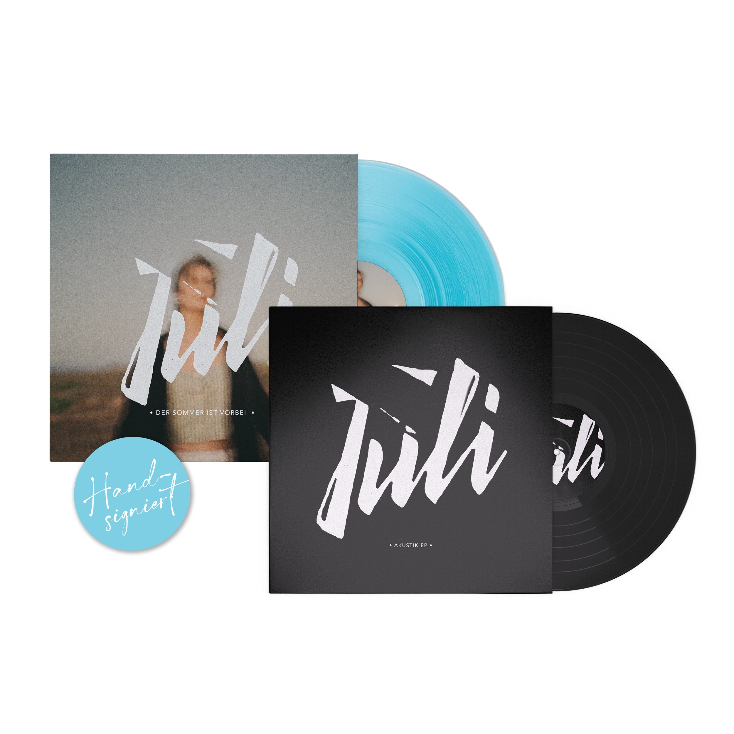 Juli Der Sommer ist vorbei Handsignierte Limitierte Curacao-Blaue LP + Exklusive 10" EP 264476