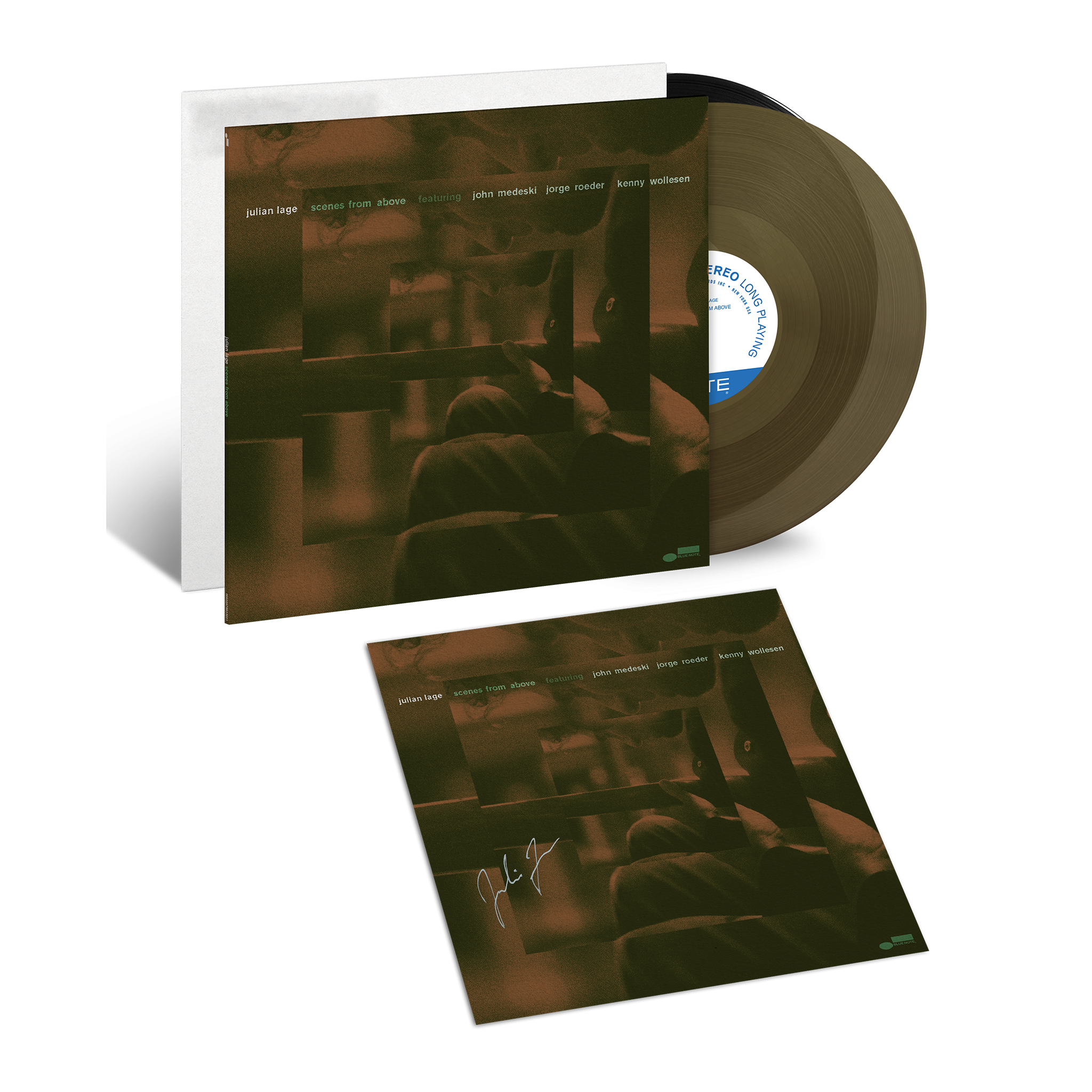 Julian Lage Scenes From Above Exclusive LP + Signed Art Card + White Label 428348