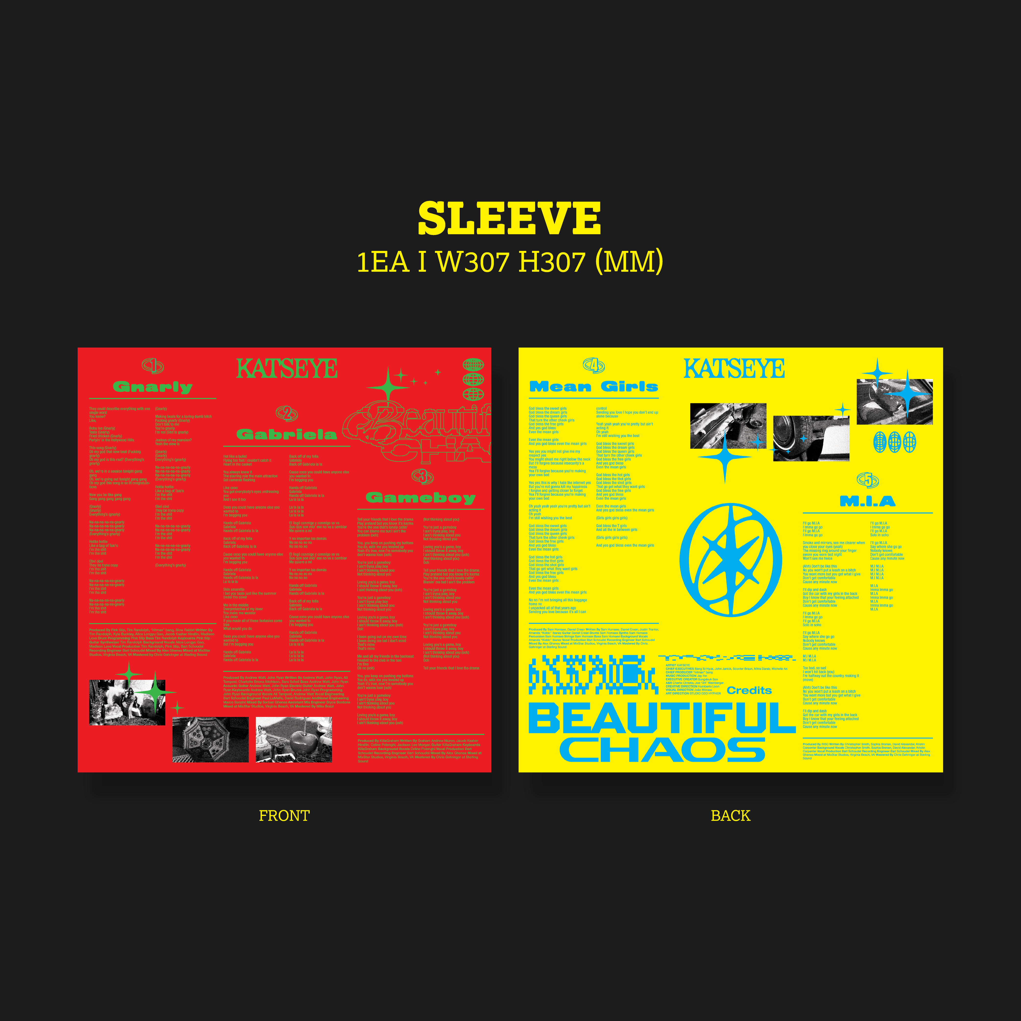 KATSEYE BEAUTIFUL CHAOS Standard Vinyl + Signed Artcard 412337