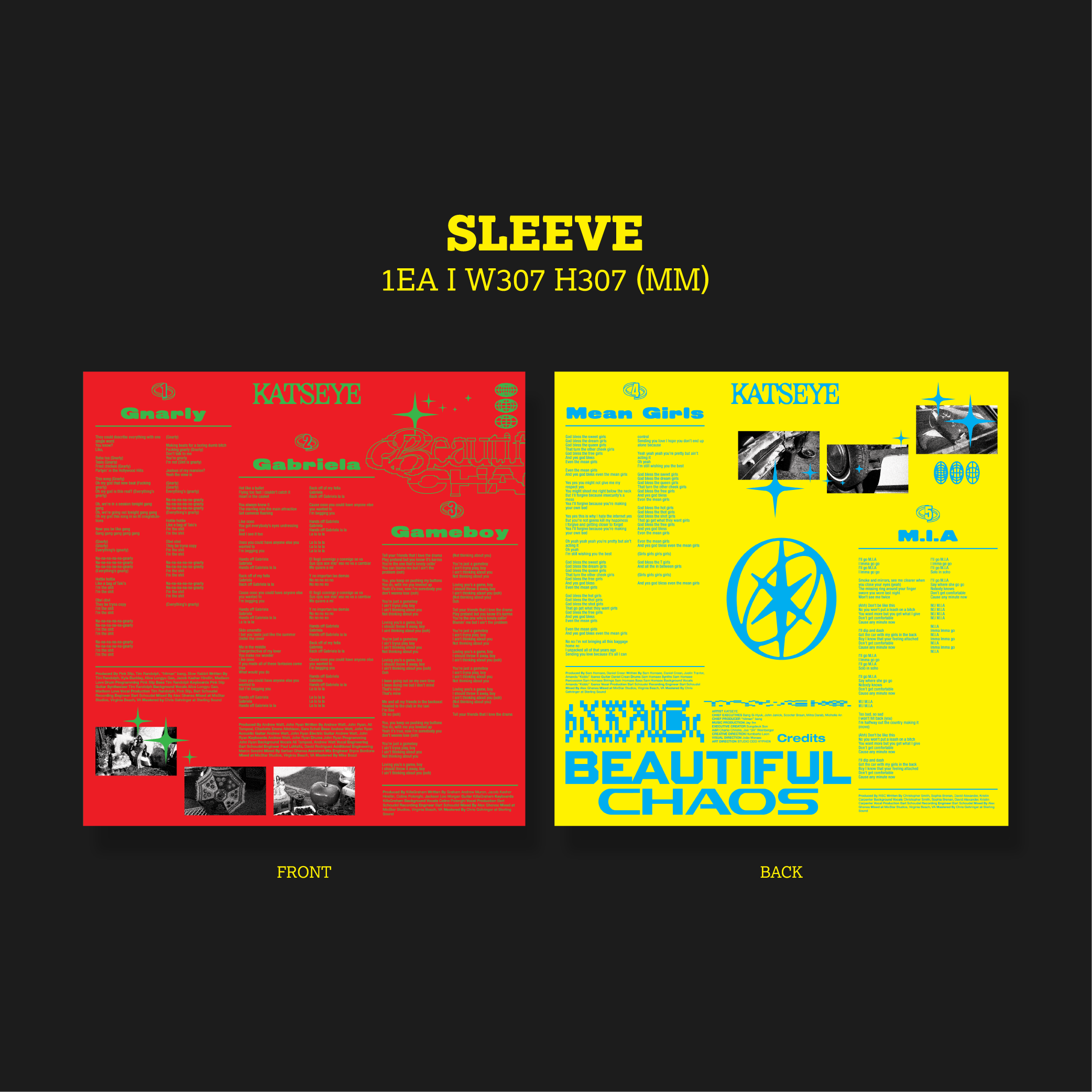 KATSEYE BEAUTIFUL CHAOS Store Exclusive Vinyl + Signed Artcard 412291