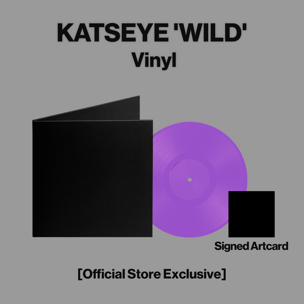 KATSEYE - WILD - Official Store Exclusive Vinyl + Signed Artcard (Official Store Exclusive Vinyl + Signed Artcard)