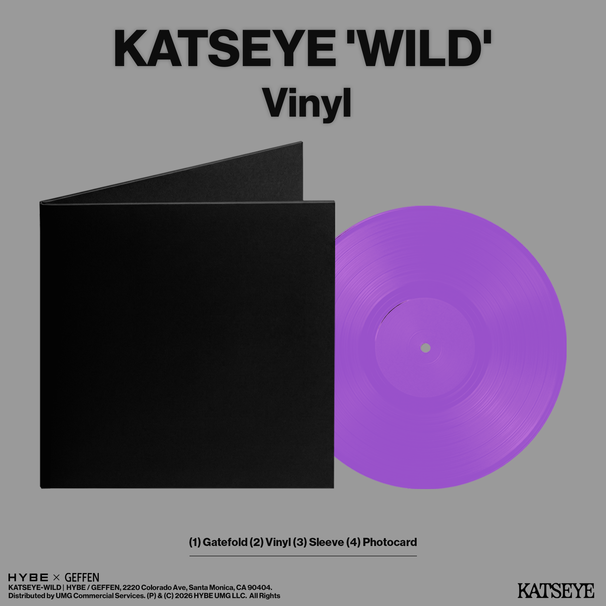 KATSEYE ﻿﻿WILD - Official Store Exclusive Vinyl Official Store Exclusive Vinyl 442799