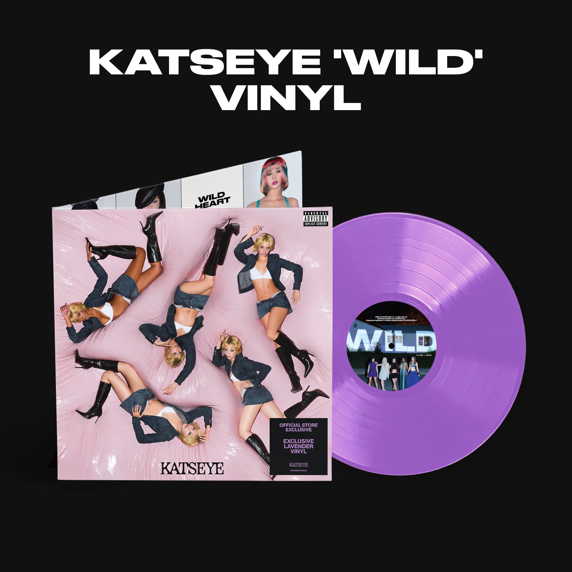 KATSEYE ﻿﻿WILD - Official Store Exclusive Vinyl Official Store Exclusive Vinyl 455039