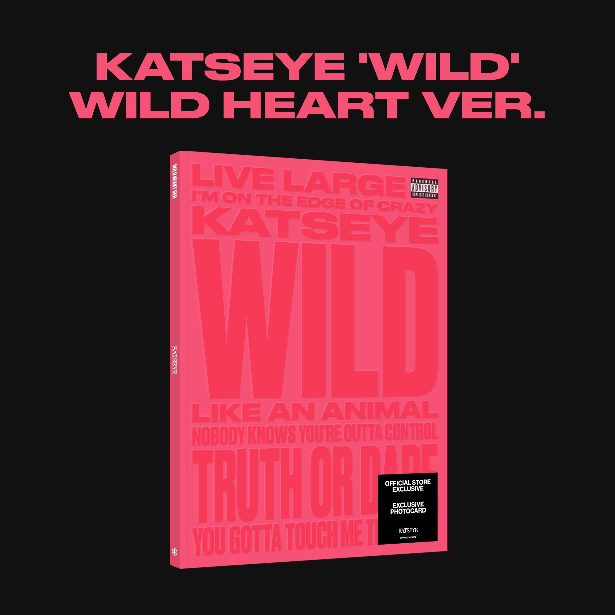 KATSEYE WILD (Wild Heart ver.) - Official Store Exclusive CD + Signed Artcard Official Store Exclusive CD + Signed Artcard 450796