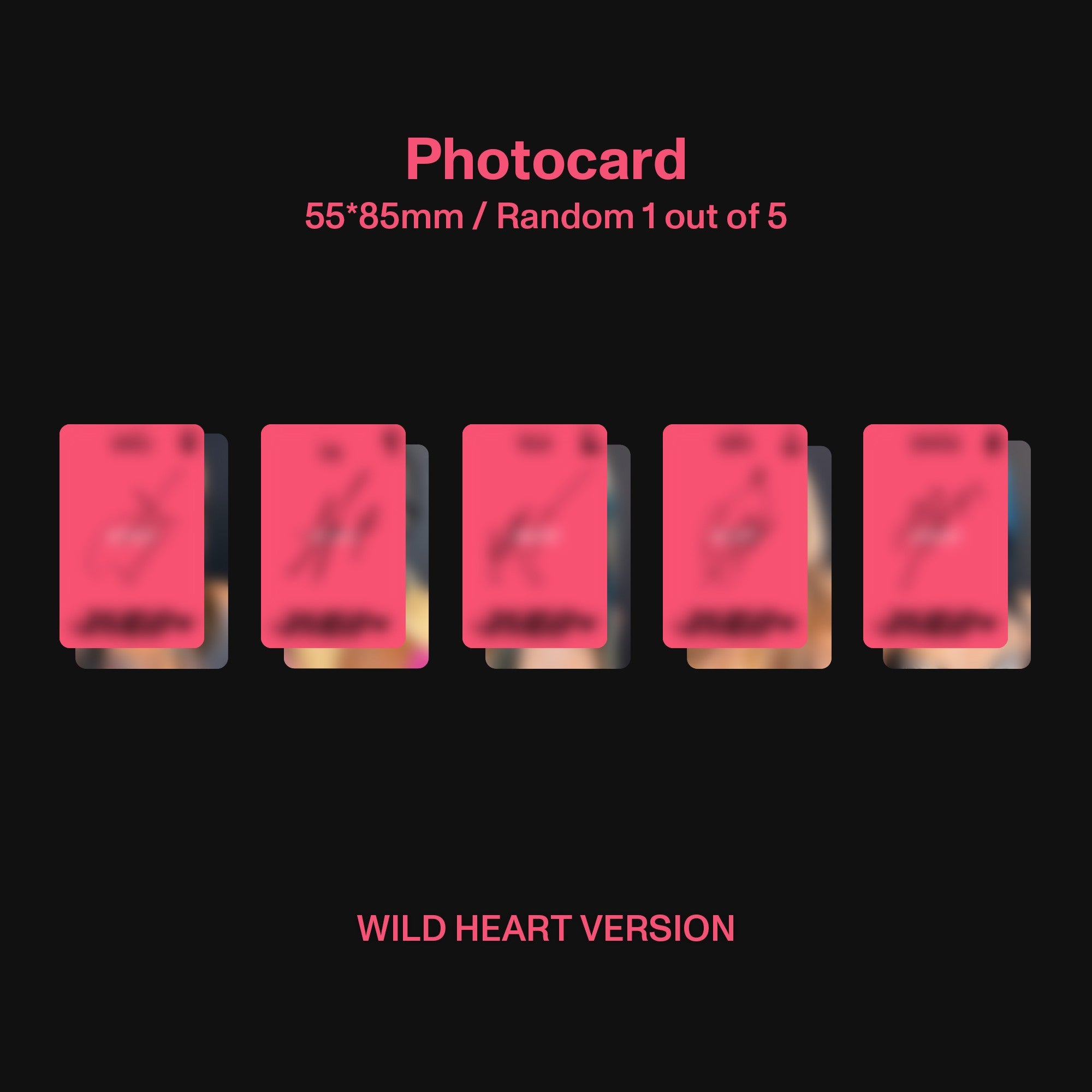 KATSEYE WILD (Wild Heart ver.) - Standard Edition + Signed Artcard Standard Edition + Signed Artcard 450758