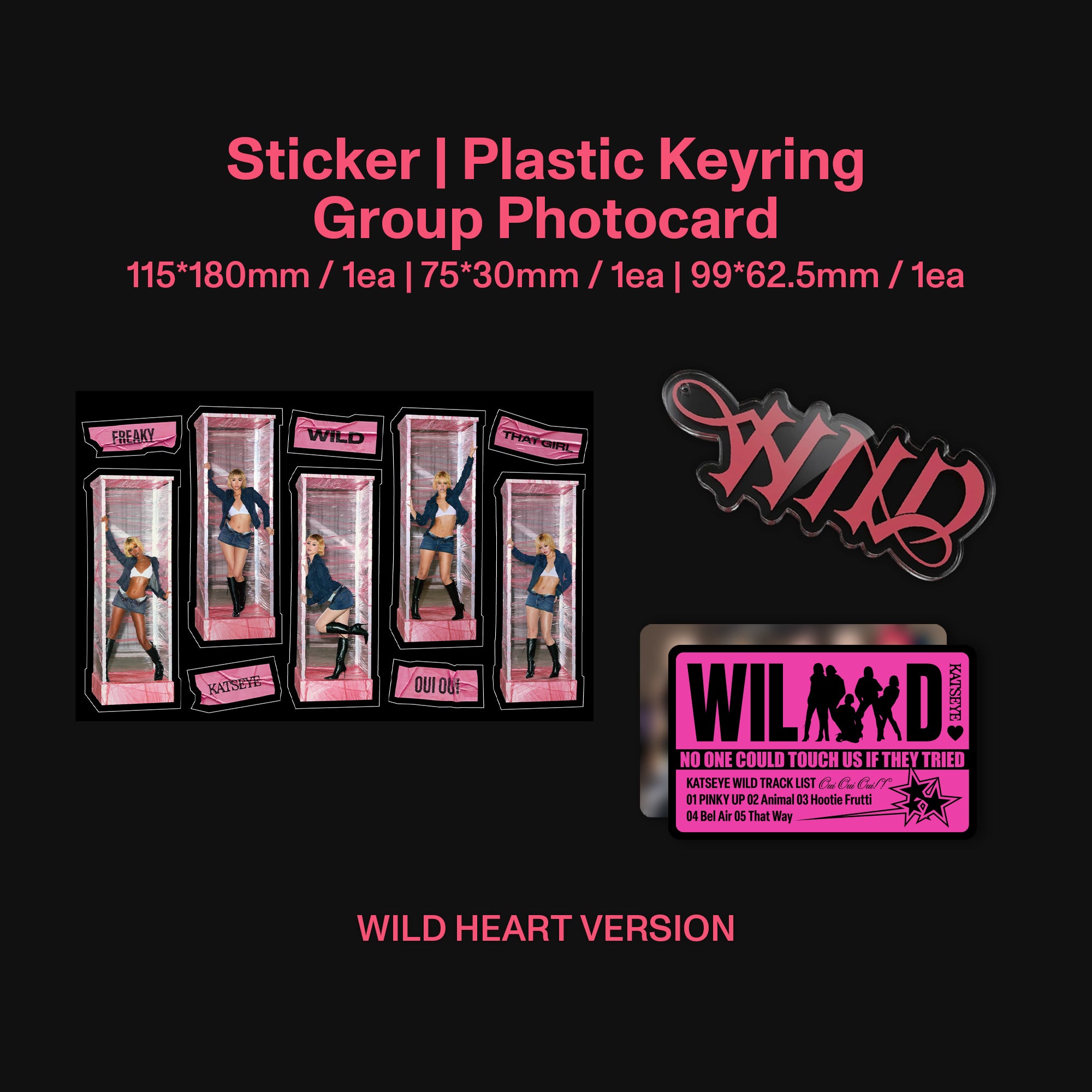 KATSEYE WILD (Wild Heart ver.) - Standard Edition + Signed Artcard Standard Edition + Signed Artcard 455003