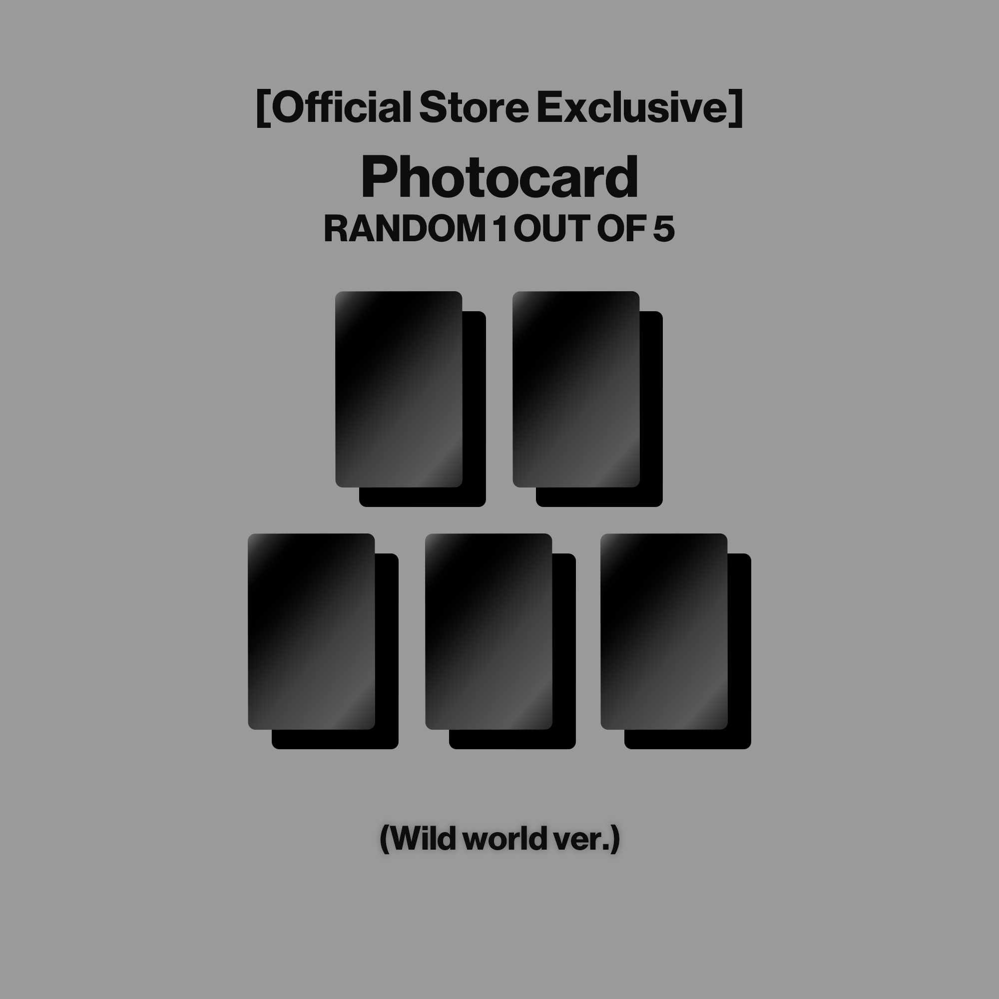 KATSEYE WILD (Wild World ver.) - Official Store Exclusive CD + Signed Artcard Official Store Exclusive CD + Signed Artcard 442143