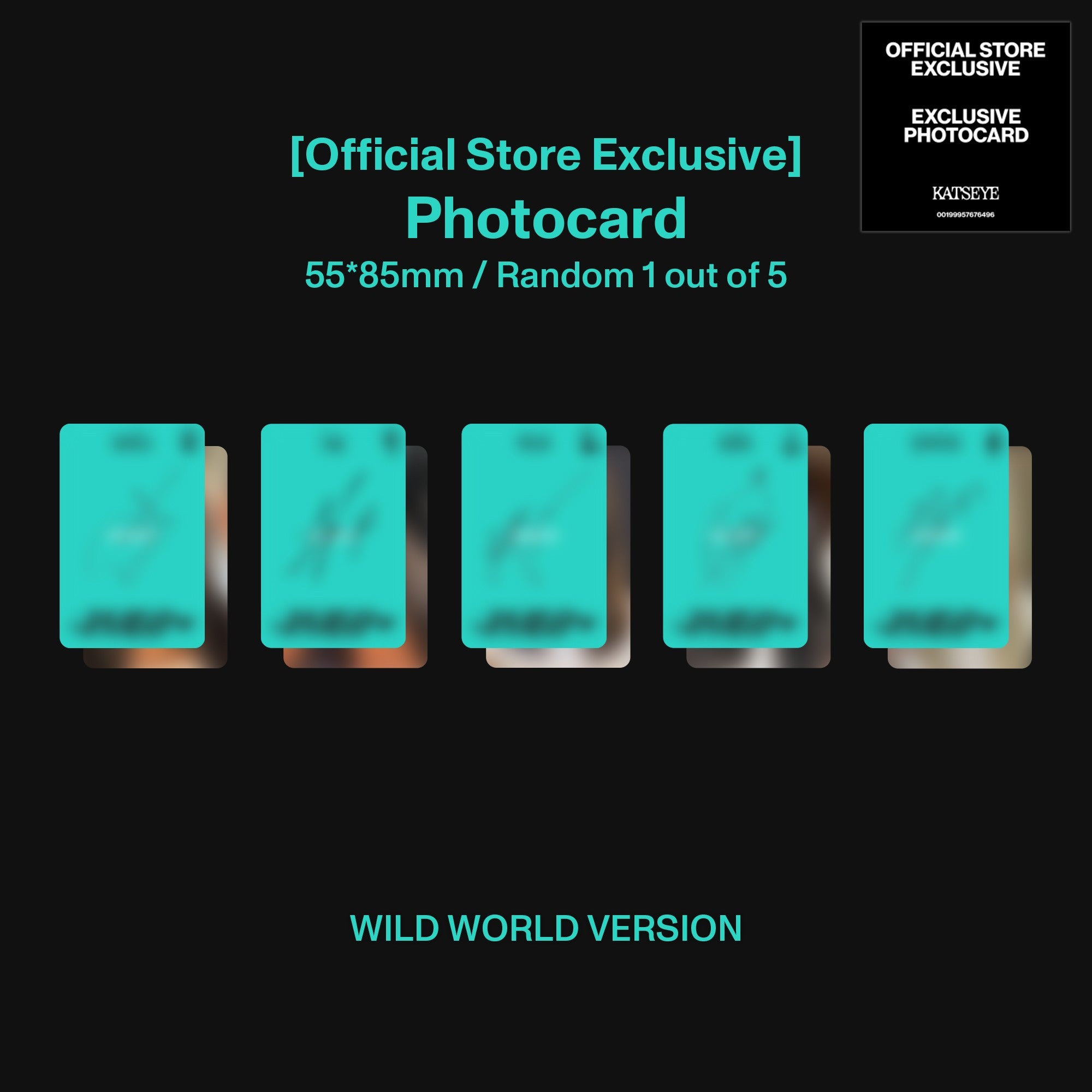 KATSEYE WILD (Wild World ver.) - Official Store Exclusive CD + Signed Artcard Official Store Exclusive CD + Signed Artcard 450814