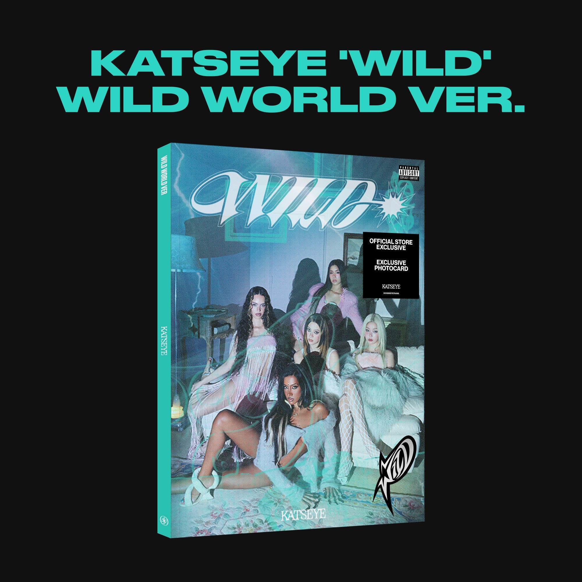 KATSEYE WILD (Wild World ver.) - Official Store Exclusive CD + Signed Artcard Official Store Exclusive CD + Signed Artcard 450818