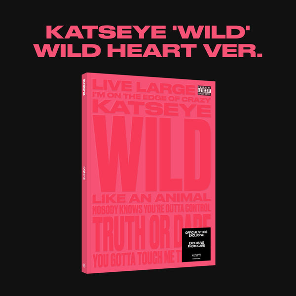 KATSEYE - WILD - Wild heart ver. - Official Store Exclusive CD (Official Store Exclusive CD)