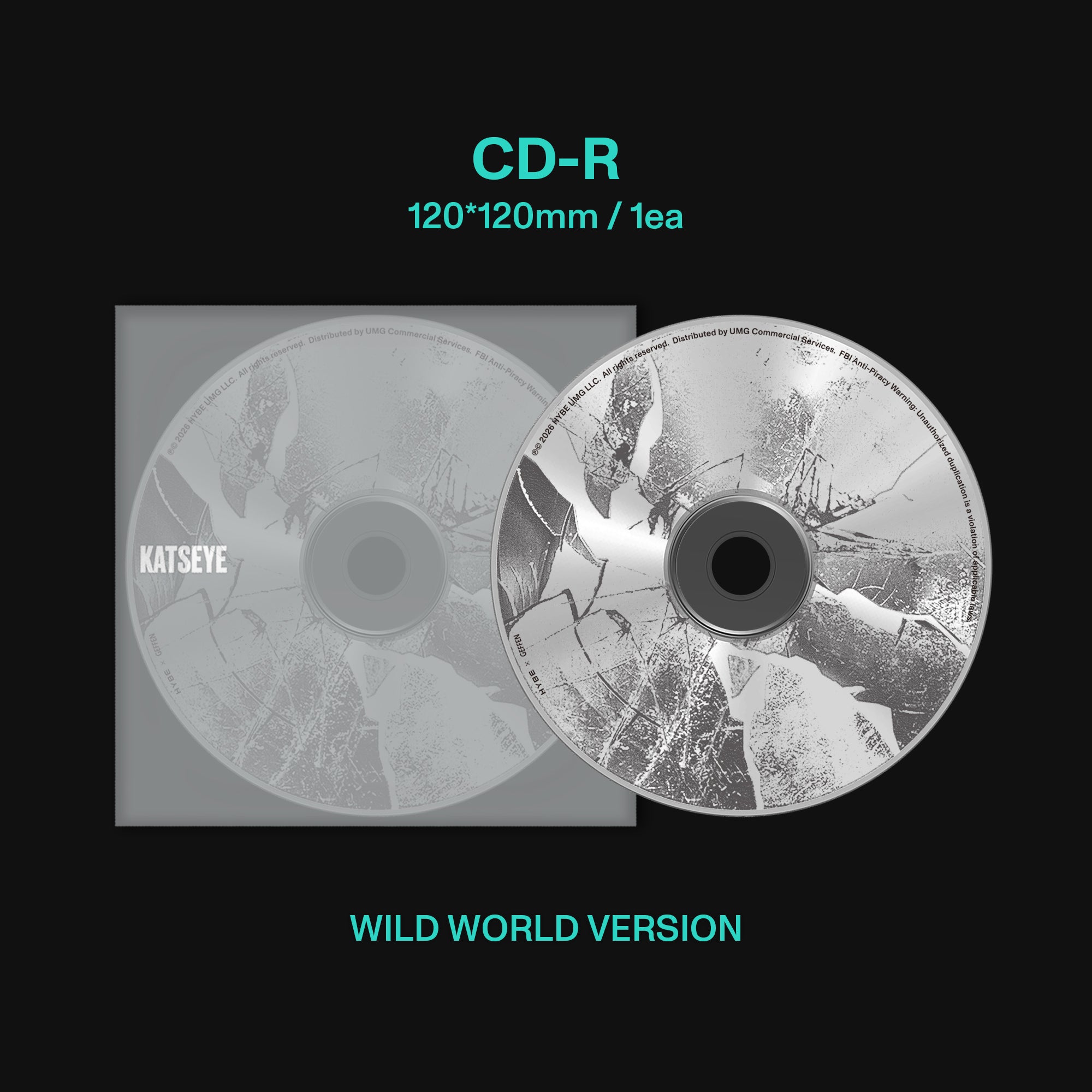 KATSEYE WILD - Wild world ver. - Official Store Exclusive CD Official Store Exclusive CD 454933