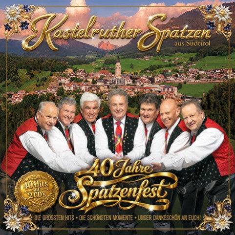 Kastelruther Spatzen 40 Jahre Spatzenfest Exklusives 2CD Bundle mit handsignierter Artcard 456363