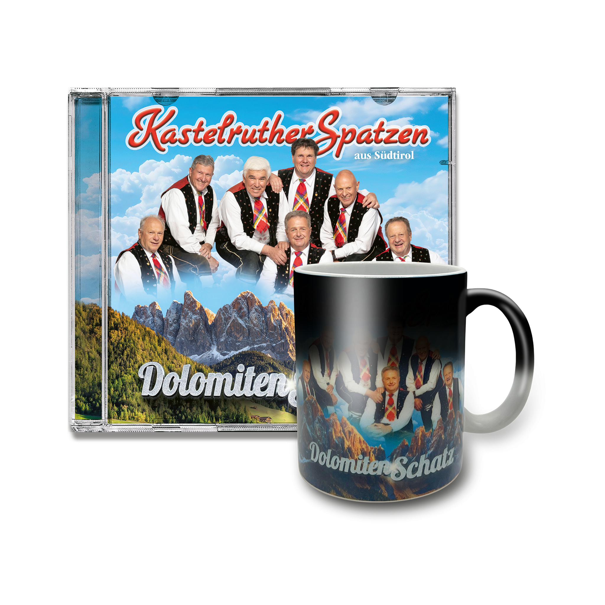 Kastelruther Spatzen Dolomiten Schatz CD + Zaubertasse 418512