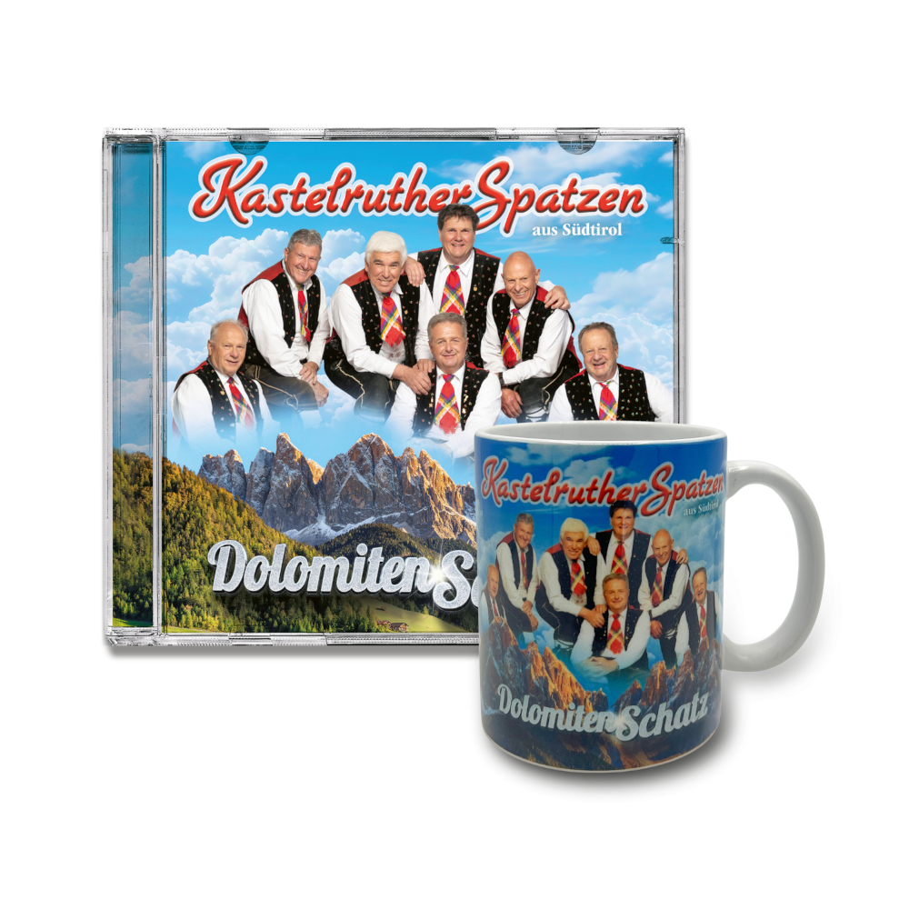 Kastelruther Spatzen Dolomiten Schatz CD + Zaubertasse 420830