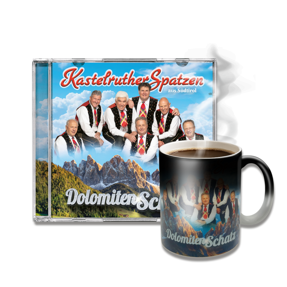 Kastelruther Spatzen Dolomiten Schatz CD + Zaubertasse 420832