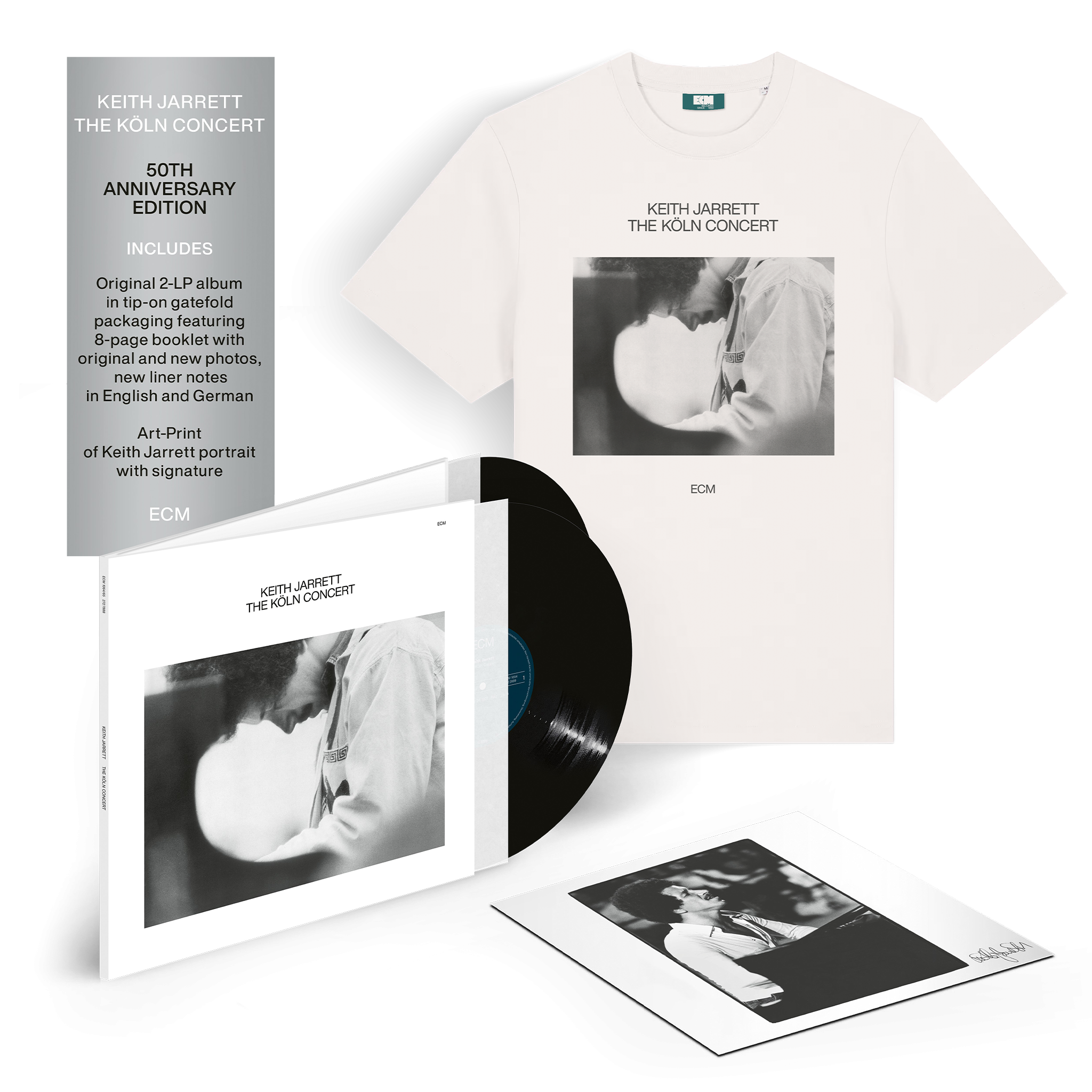 Keith Jarrett The Köln Concert (50th Anniversary) Ltd. 2LP + T-Shirt 424998