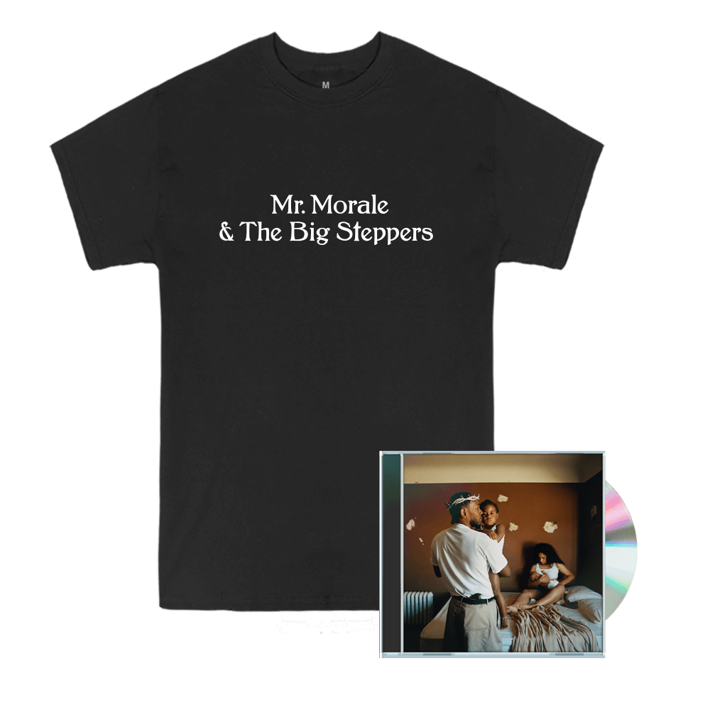 Kendrick Lamar Mr. Morale & The Big Steppers CD + T-Shirt Bundle (Black) CD + T-Shirt Bundle (Black) 127766