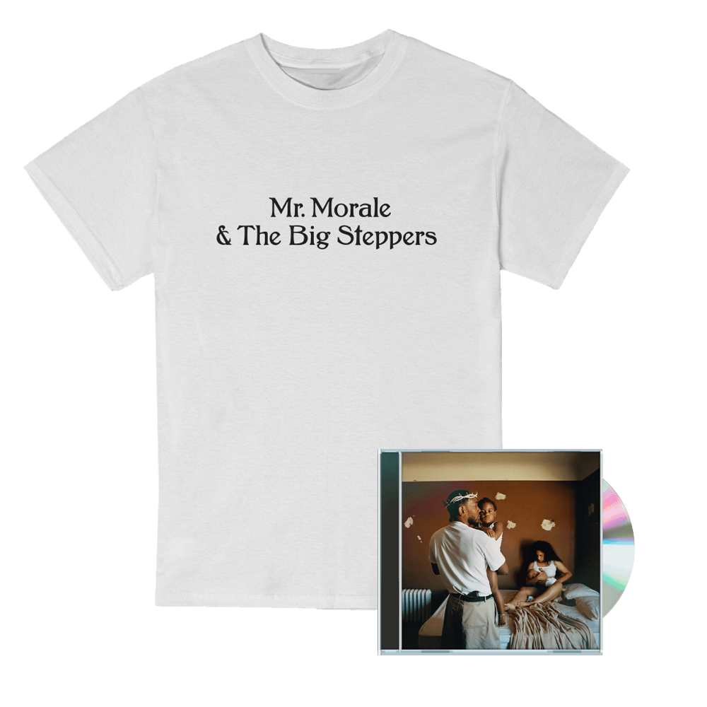 Kendrick Lamar Mr. Morale & The Big Steppers CD + T-Shirt Bundle (White) CD + T-Shirt Bundle (White) 127717