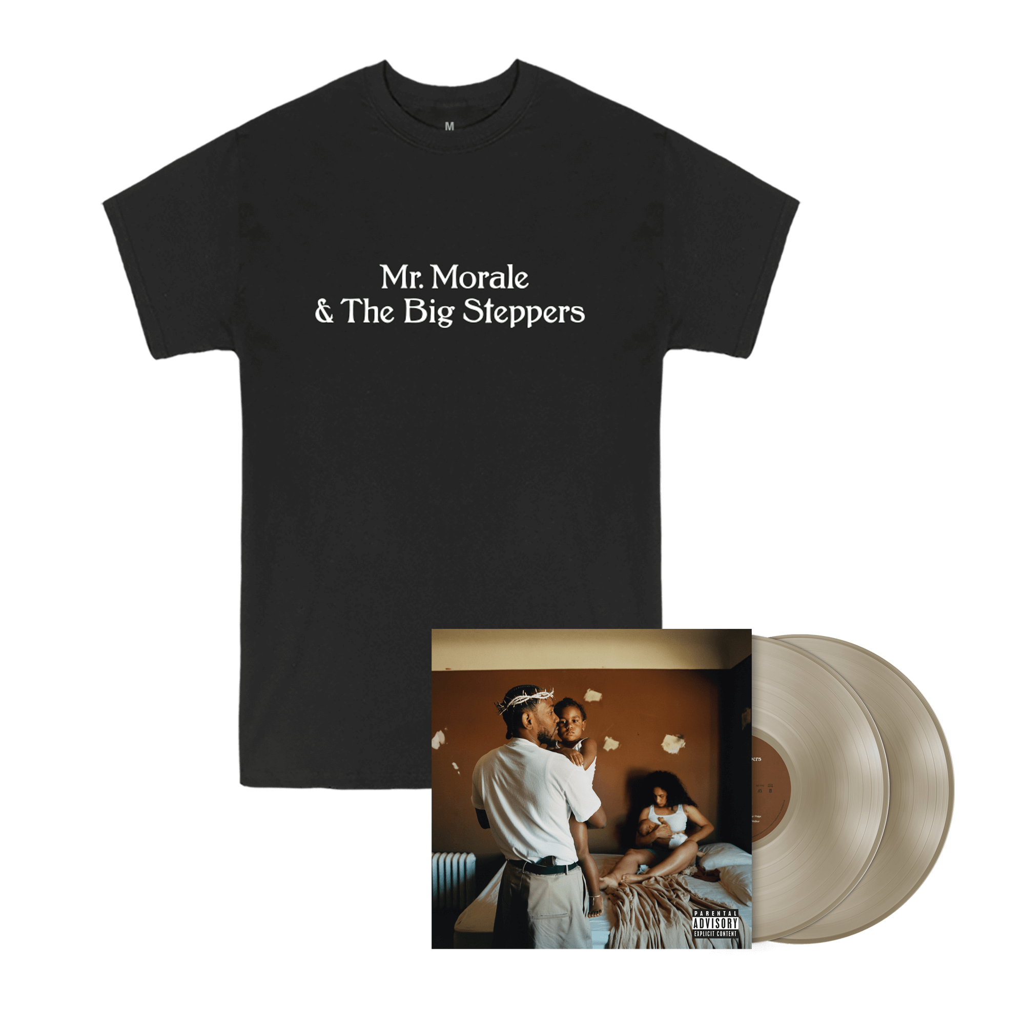 Kendrick Lamar Mr. Morale & The Big Steppers Exclusive Vinyl + Black Tee Exclusive Vinyl + Black Tee 127878