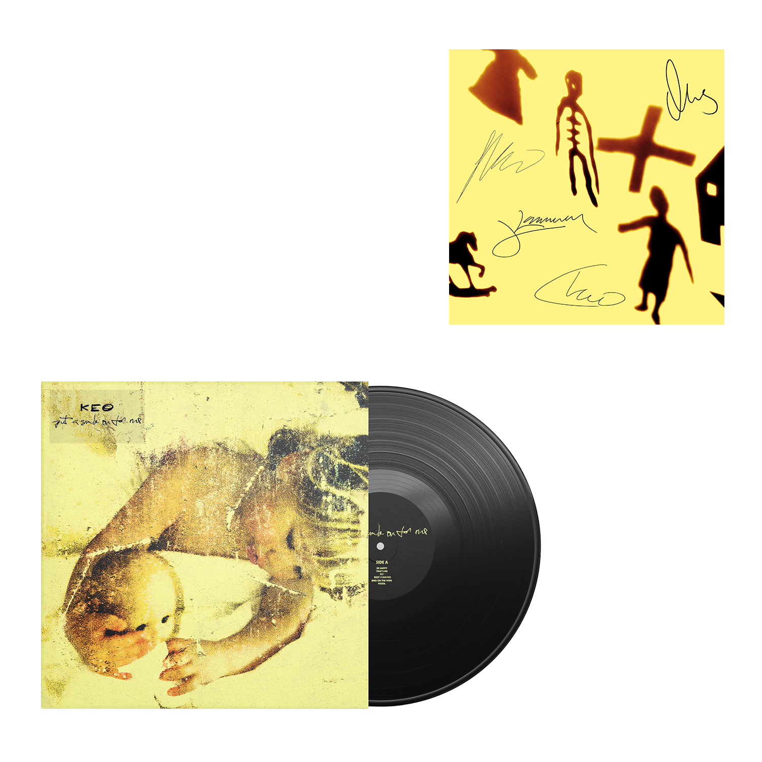 Keo Put A Smile On For Me  Standard Black LP & Signed Art Card 448018