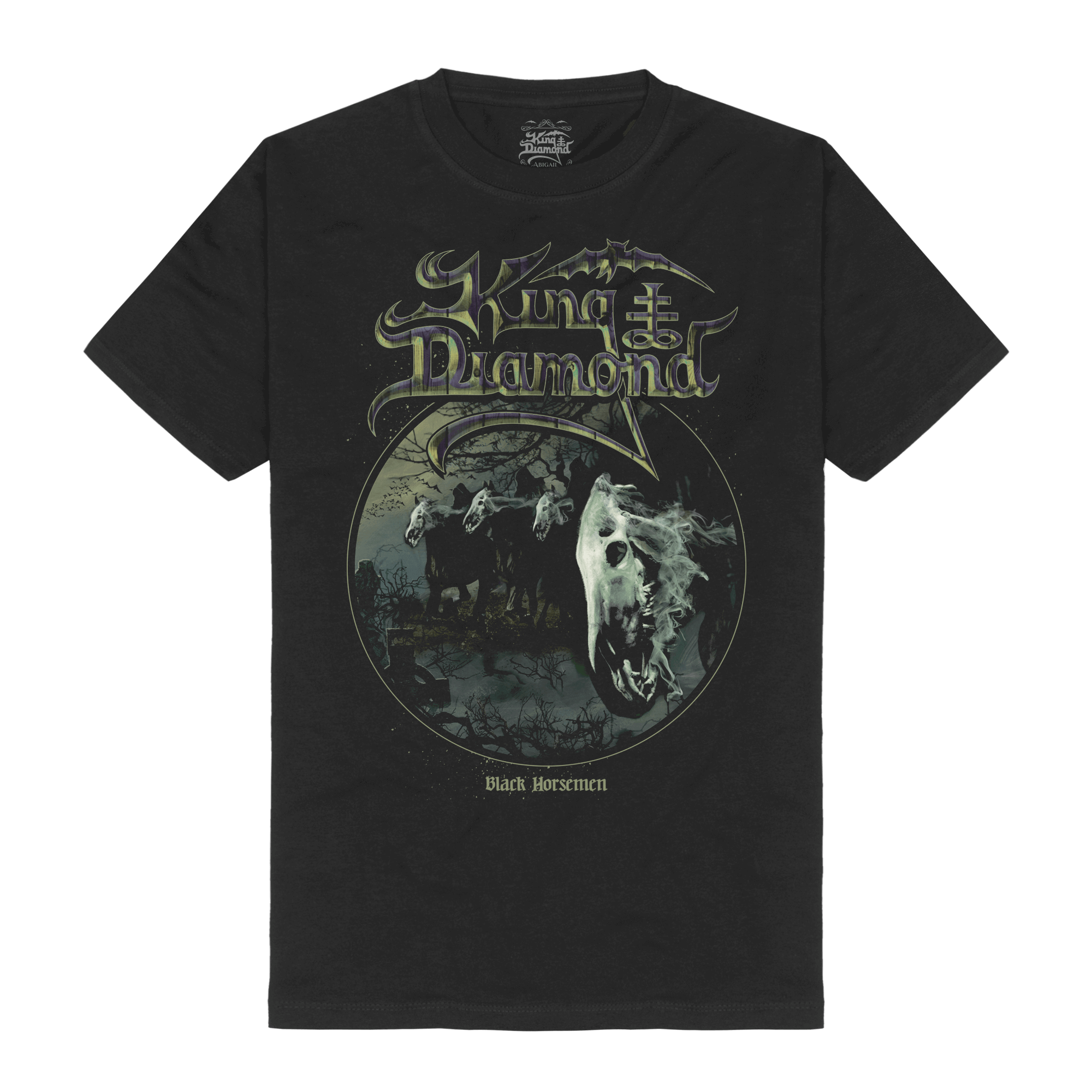 King Diamond Abigail Graphic Novel Black Horsemen T-Shirt 128340