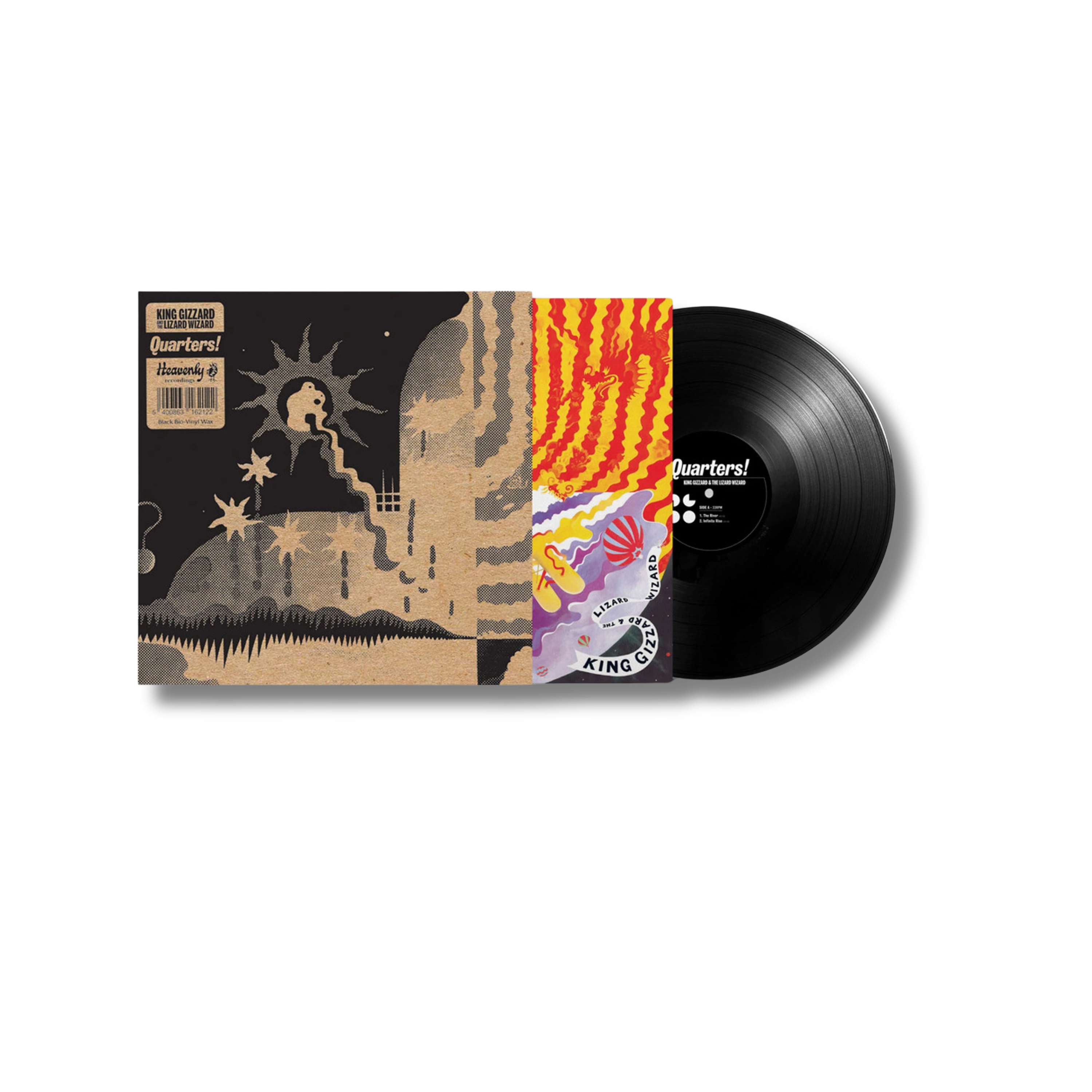King Gizzard & The Lizard Wizard Quarters! Black Bio Vinyl LP 453387