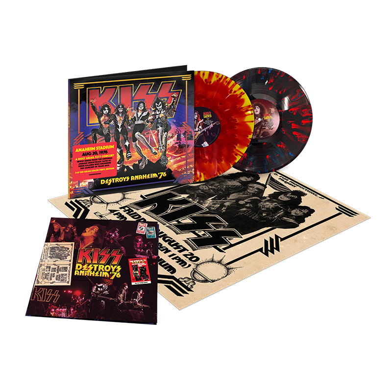 Kiss KISS Destroys Anaheim '76 2LP Color Vinyl 451994