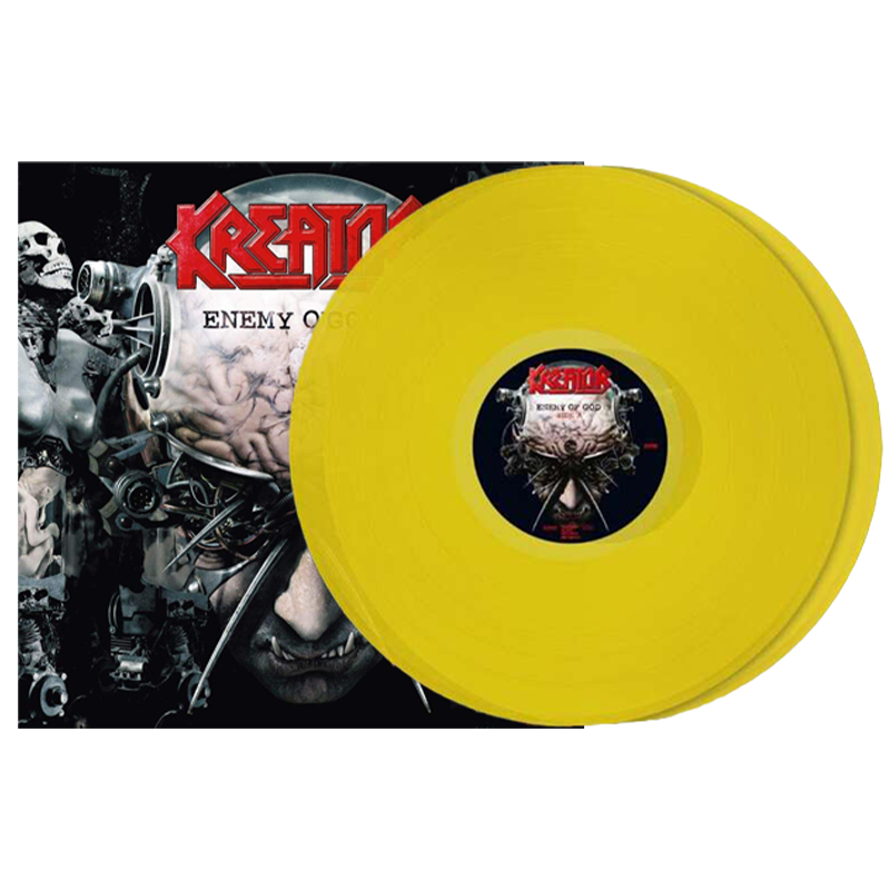 Kreator Enemy Of God (Remastered) 2LP - Yellow Coloured Vinyl 370544