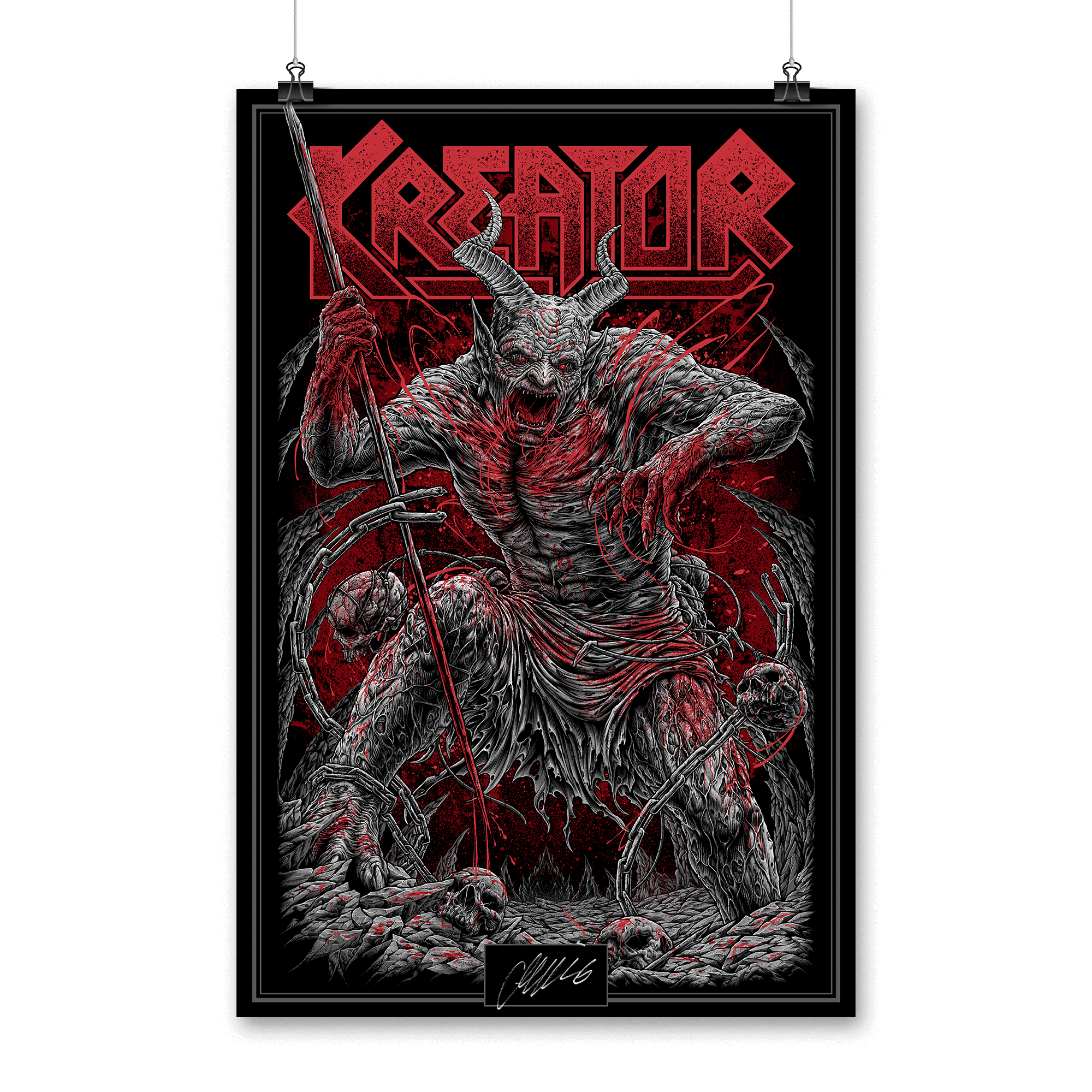 Kreator Bloody Demon Poster 278280