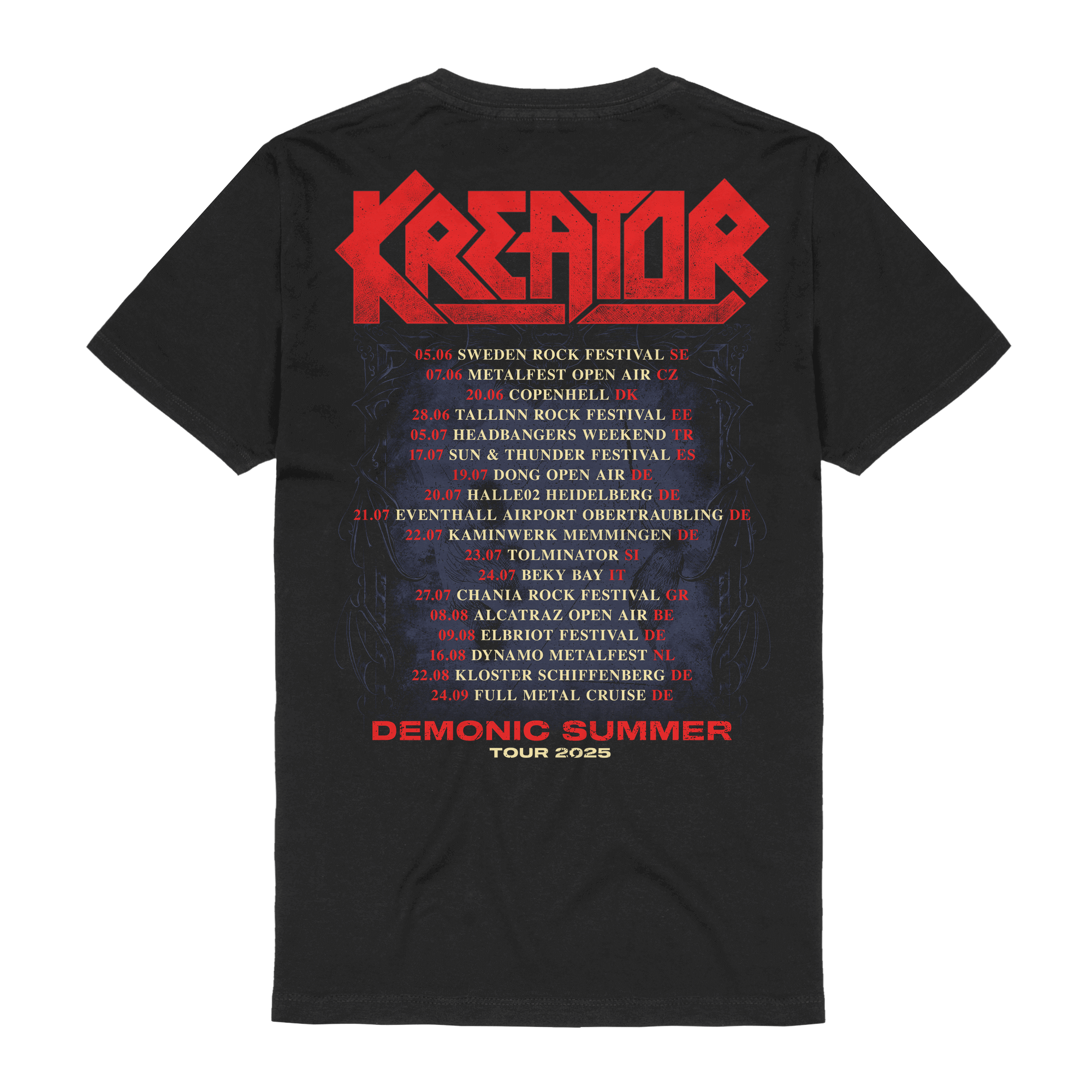Kreator Demonic Summer 2025 T-Shirts 406891