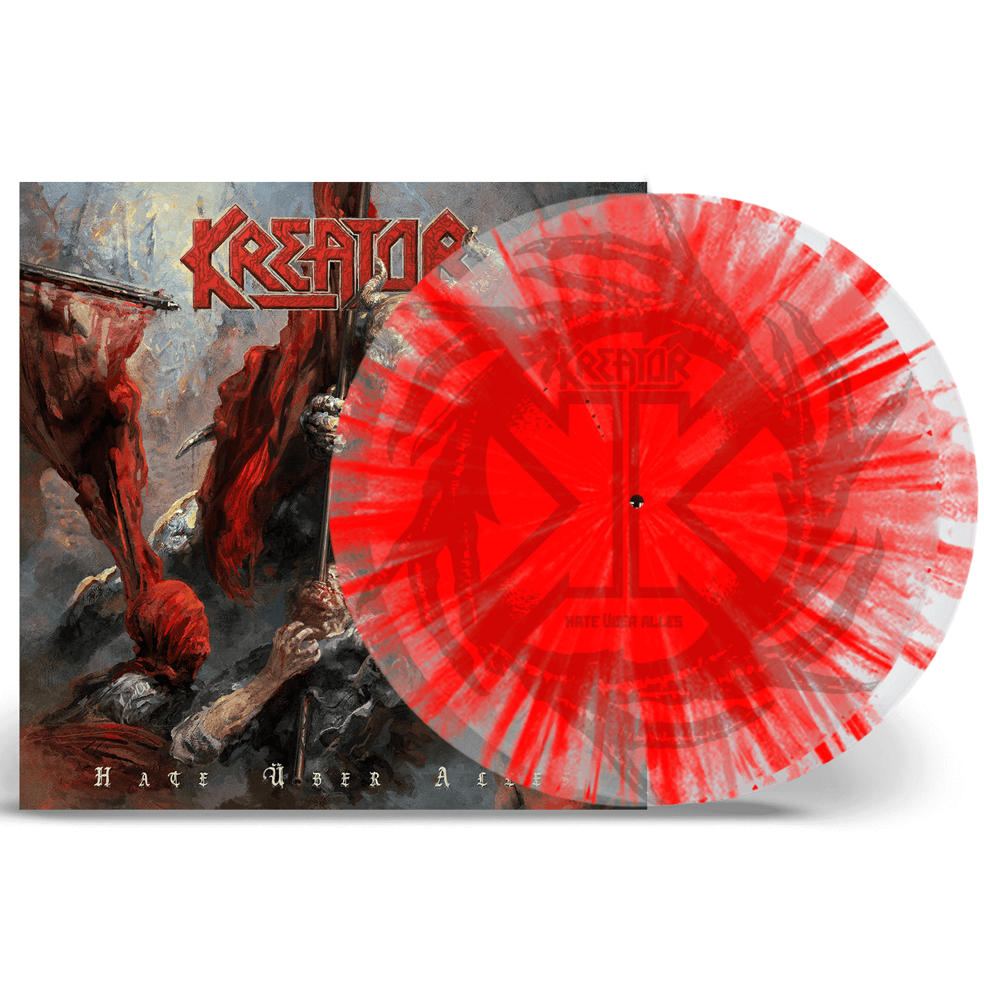 Kreator Hate Über Alles Exclusive Limited Clear Red Splatter Vinyl 2LP 129670