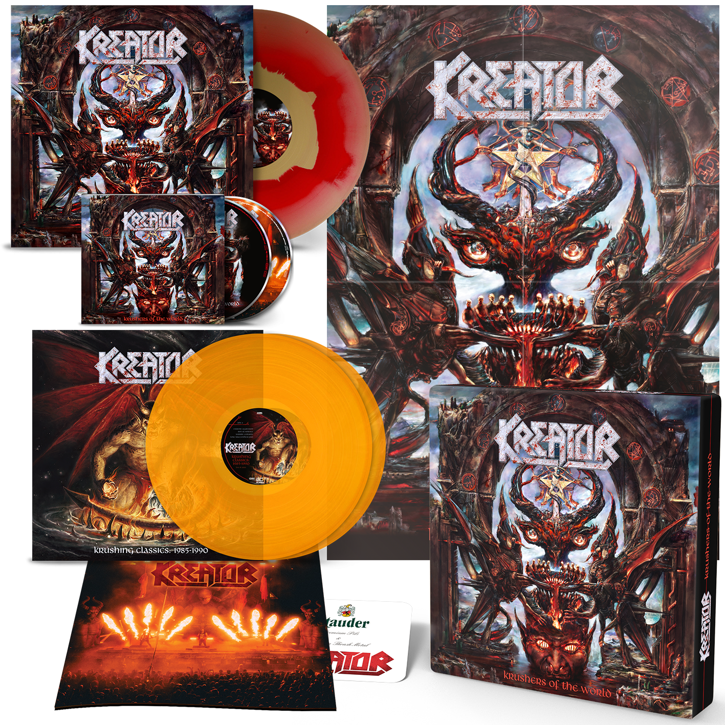 Kreator Krushers Of The World Limited Edition Box Set  422052