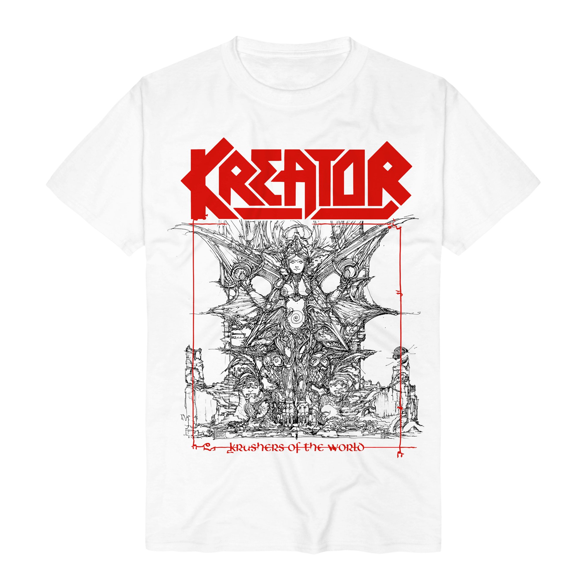 Kreator Krushers of The World Tracklist T-Shirts 422180