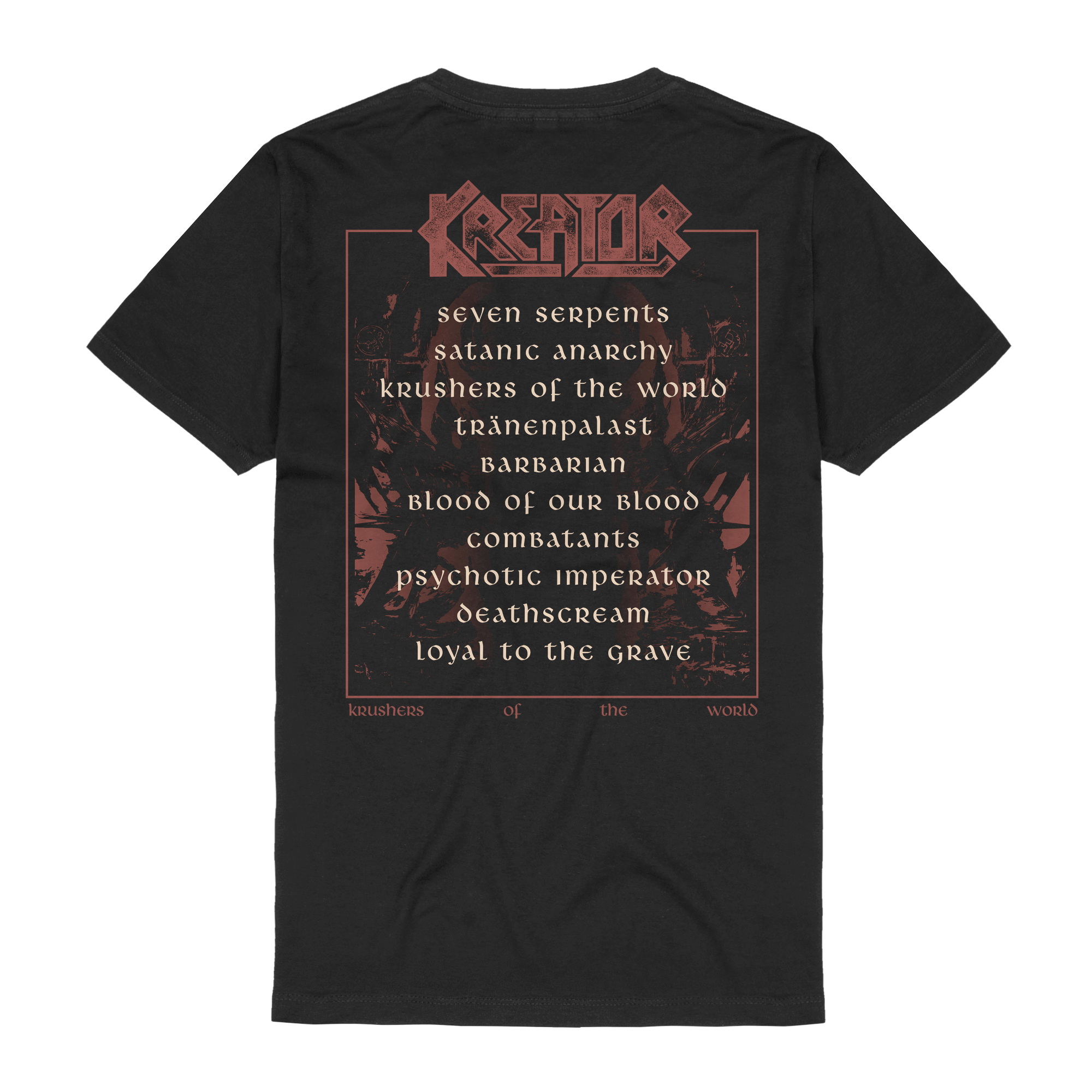 Kreator Krushers of The World Vintage Cover T-Shirts 422184