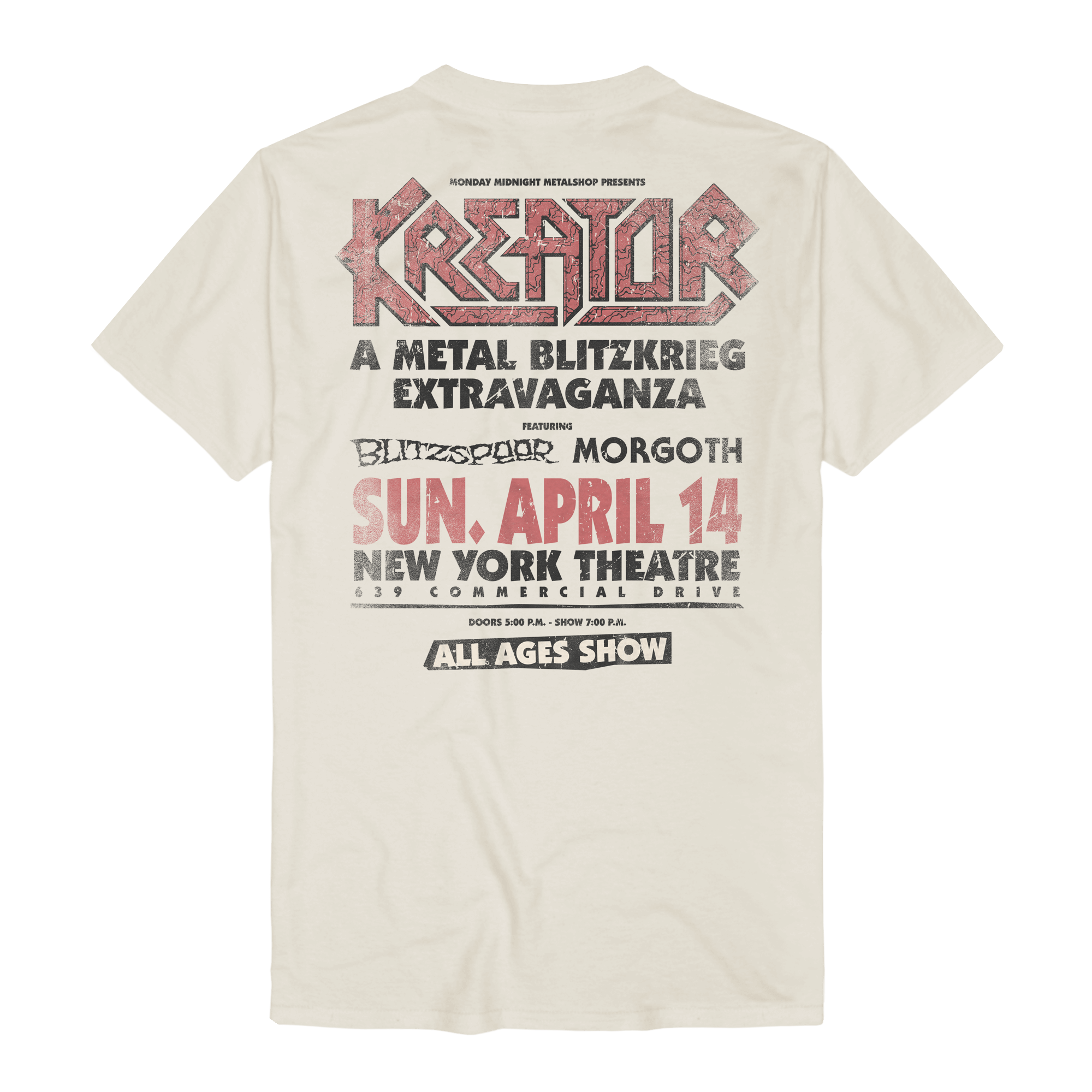 Kreator Vancouver 1991 T-Shirts 419292