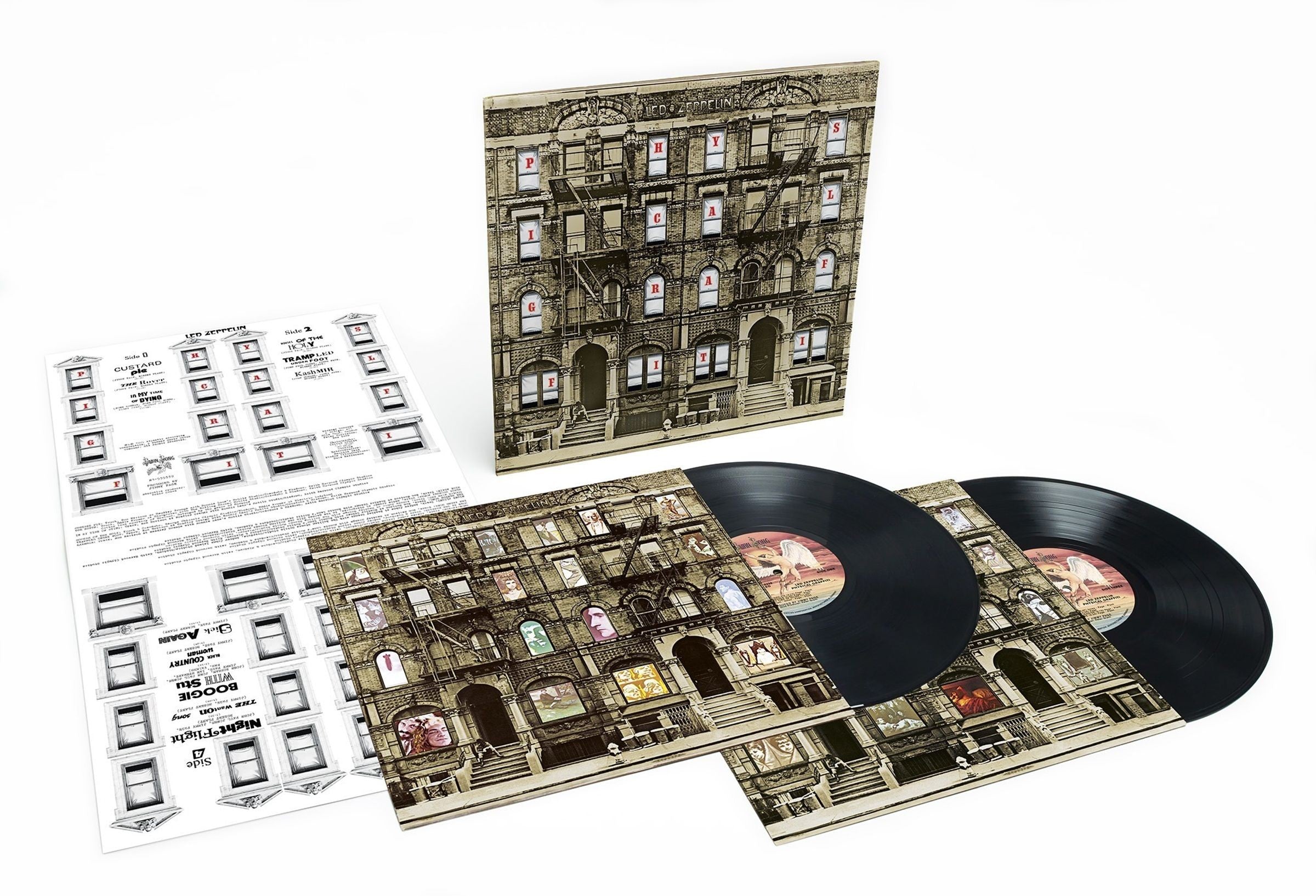 Led Zeppelin Physical Graffiti (40th anniversary edition) Black Vinyl 2LP - 180g, remastered 429842