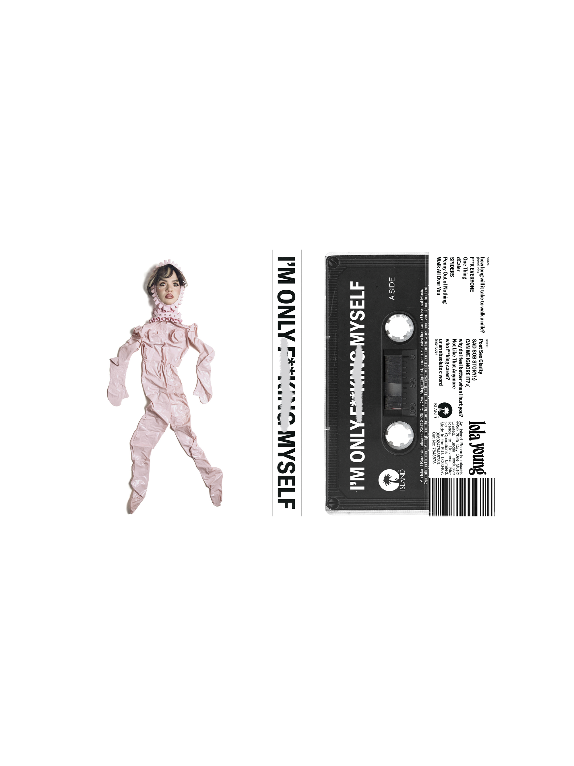 Lola Young I'm Only F**king Myself: 'Deflated Doll' Cassette (Limited & Exclusive Artwork) 'Deflated Doll' Cassette (Limited & Exclusive Artwork) 421594