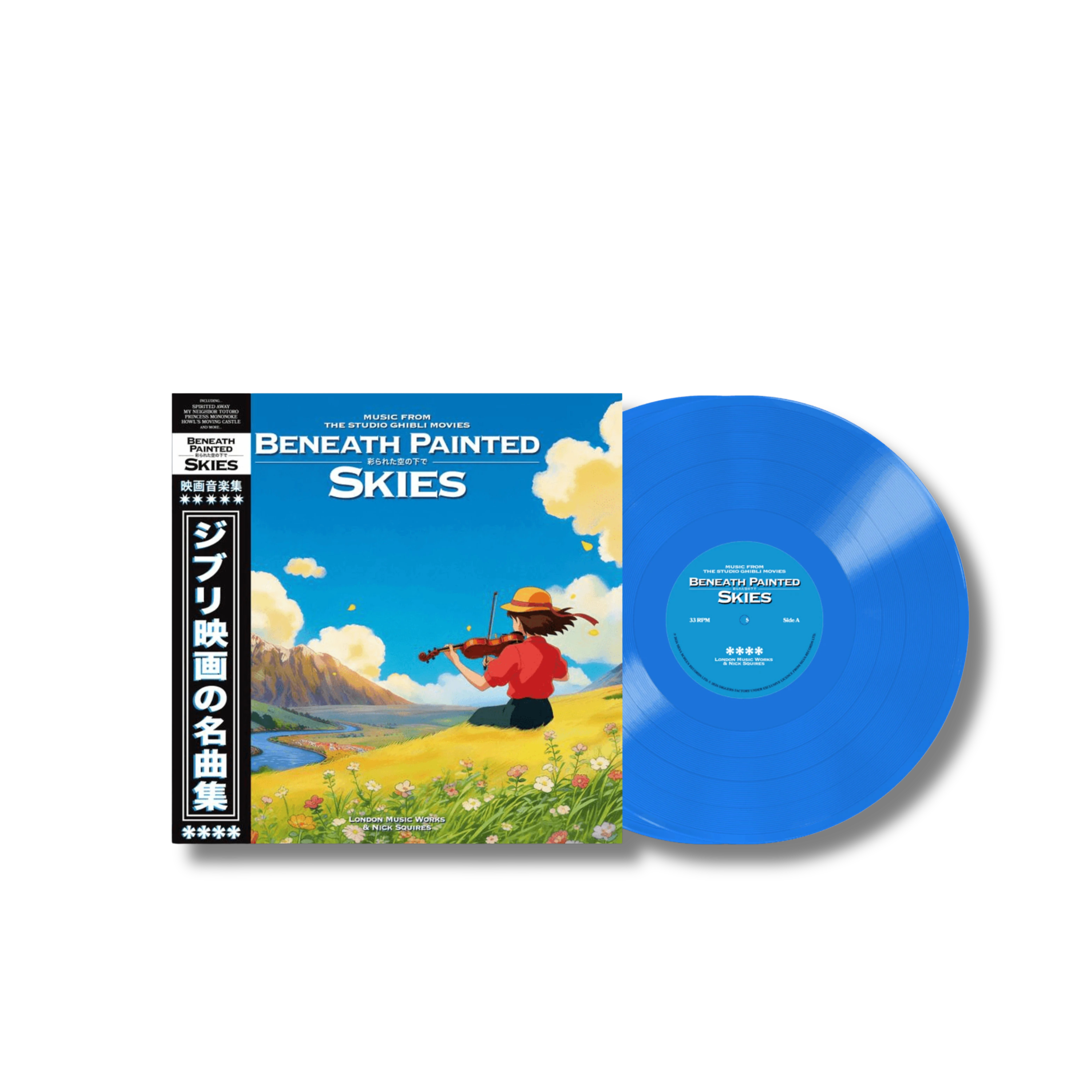 London Music Works Beneath Painted Skies: Music from the Studio Ghibli Movies Blue Vinyl 2LP 458369
