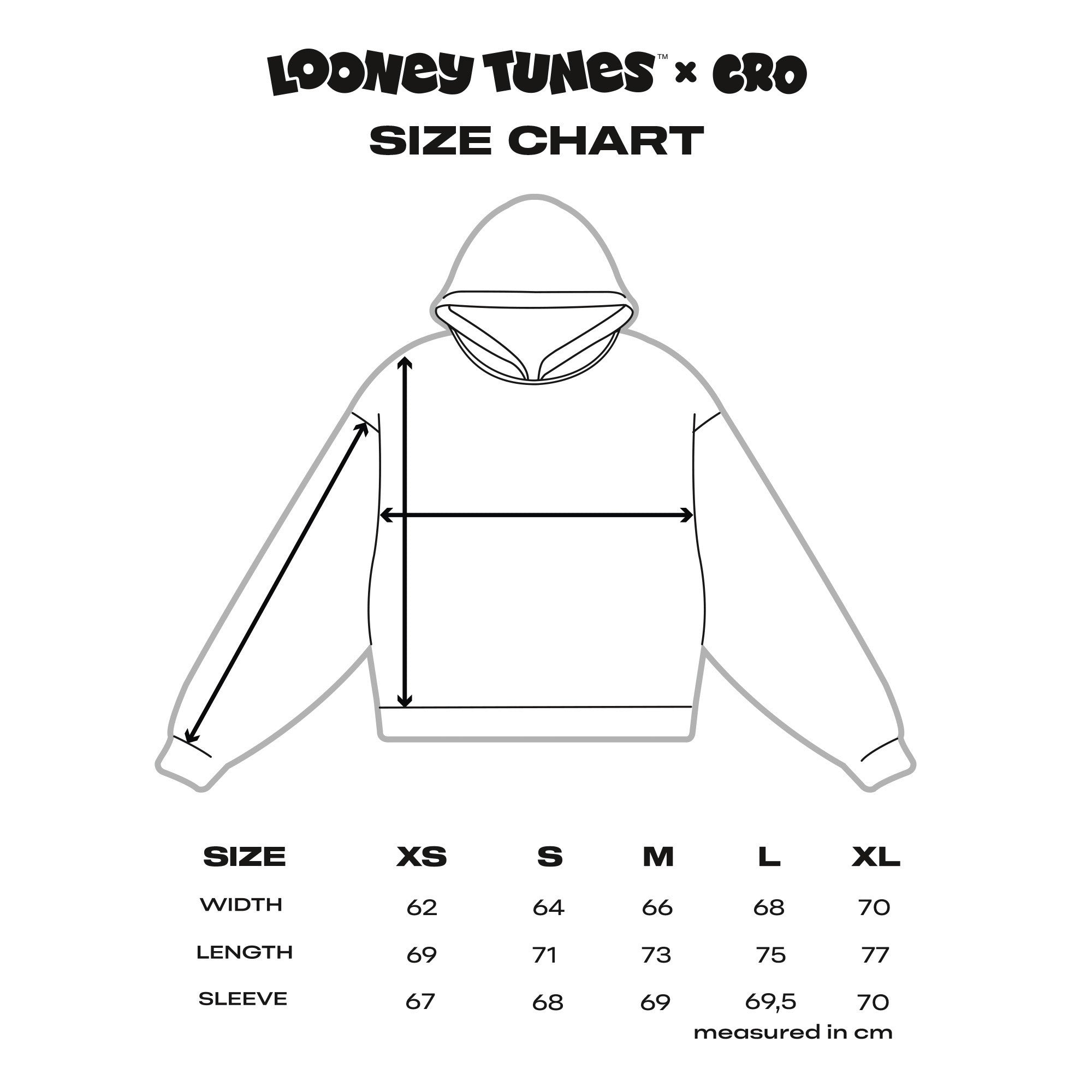 Looney Tunes & Cro Marvin: Just a moment, please Kapuzenpullover 439381