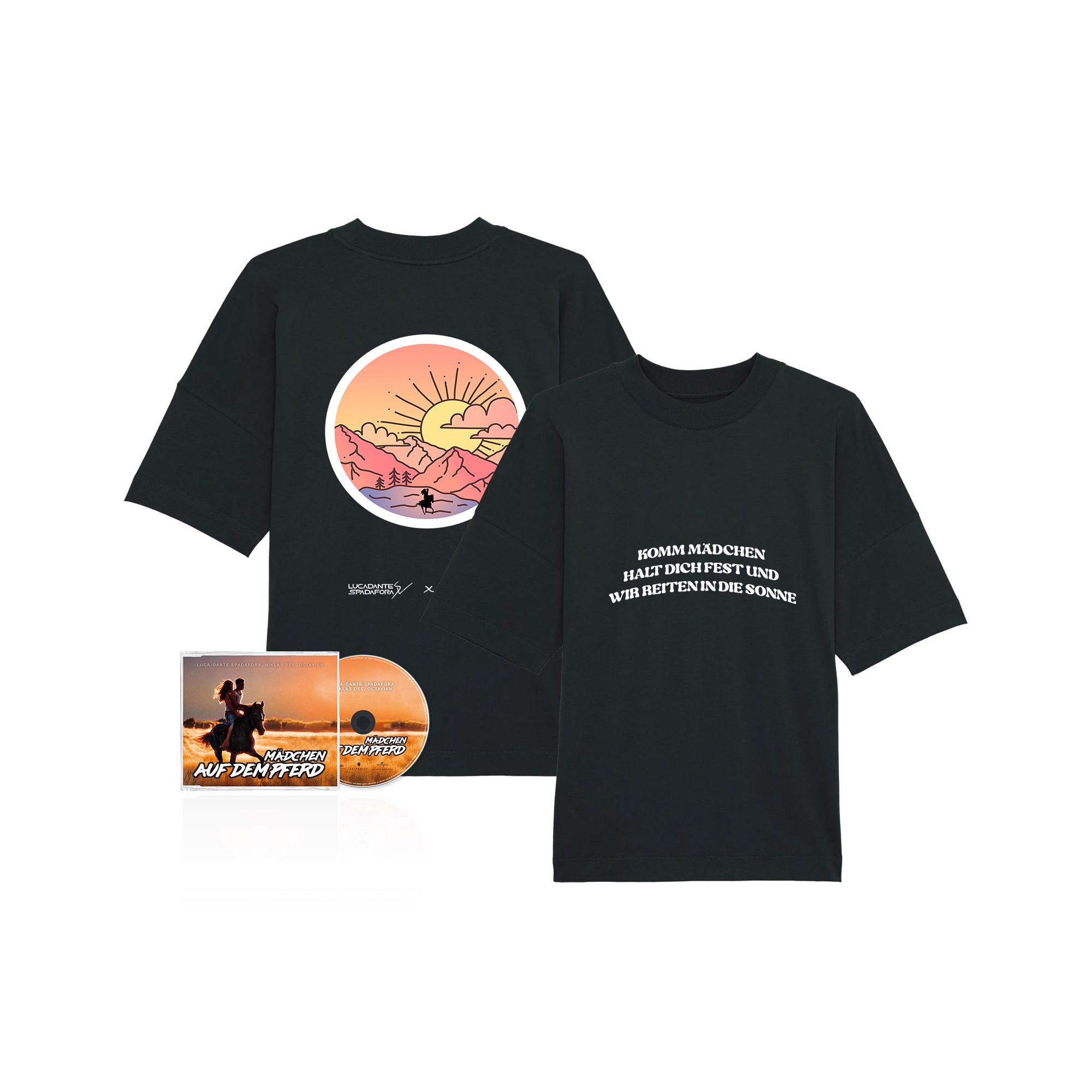 Luca Dante Spadafora, Niklas Dee, Octavian Mädchen auf dem Pferd CD + T-Shirt 309045