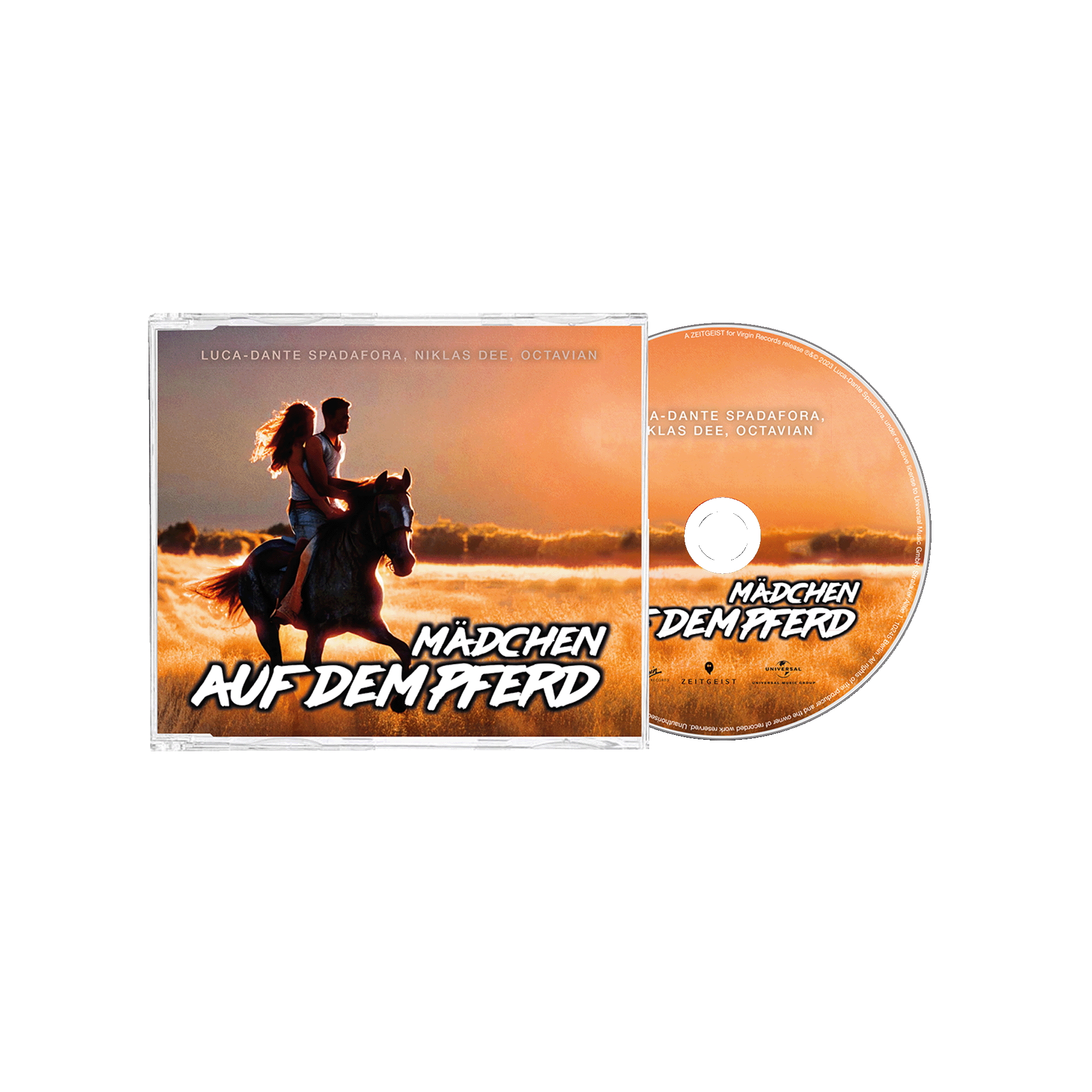 Luca Dante Spadafora, Niklas Dee, Octavian Mädchen auf dem Pferd CD + T-Shirt 309066