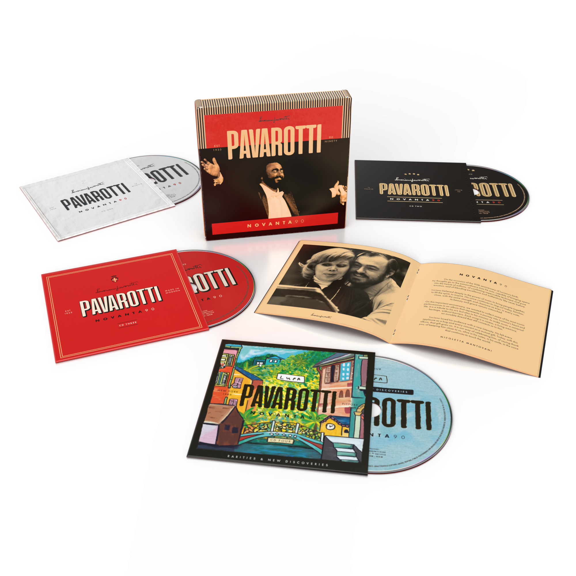 Luciano Pavarotti Novanta 4CD 420358