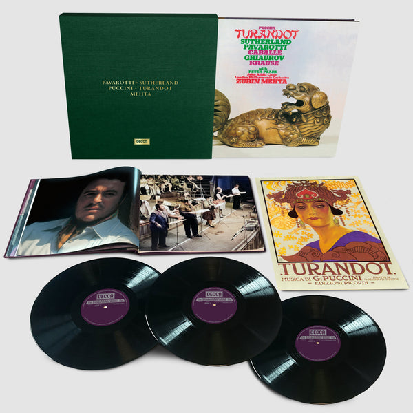 Luciano Pavarotti, Joan Sutherland, Zubin Mehta, London Philharmonic Orchestra - Puccini: Turandot (3LP)