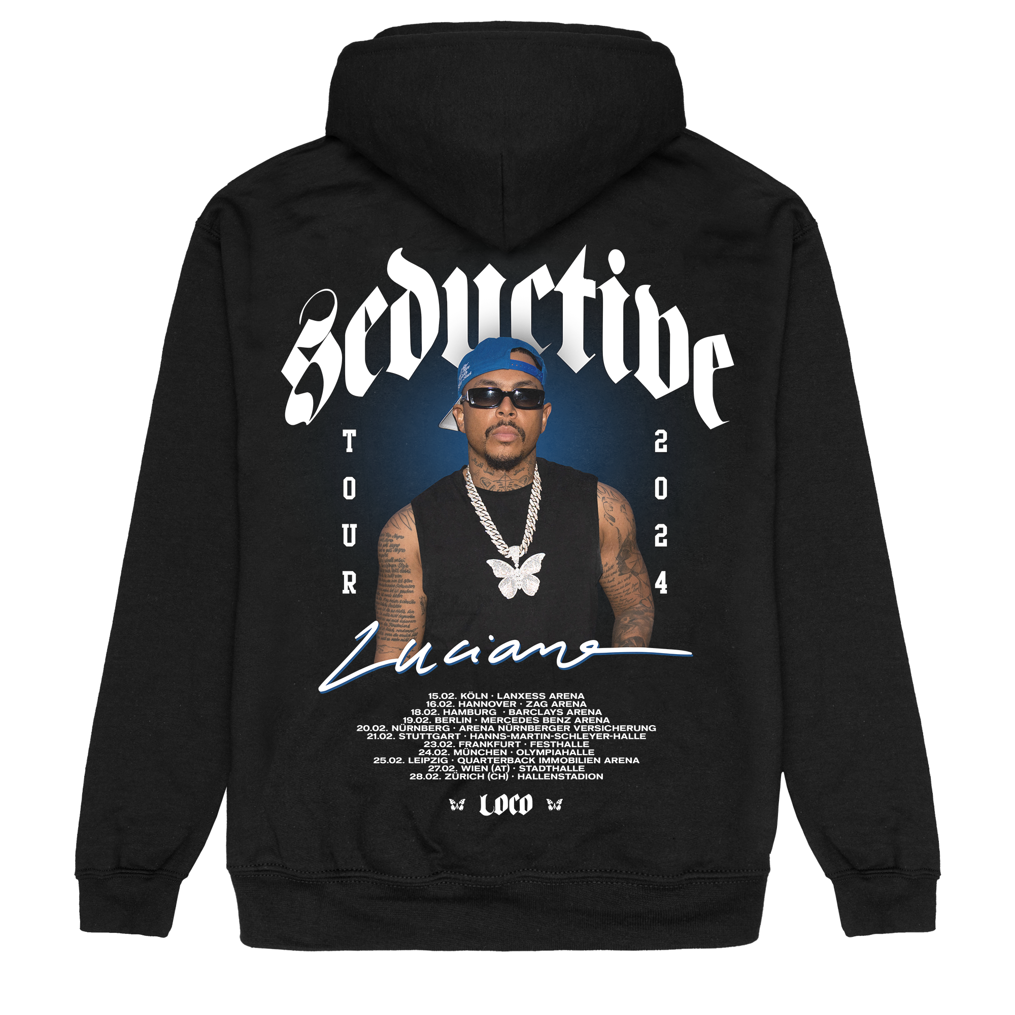 Luciano Seductive Loco Hoodie Tour 2024 Kapuzenpullover 343724