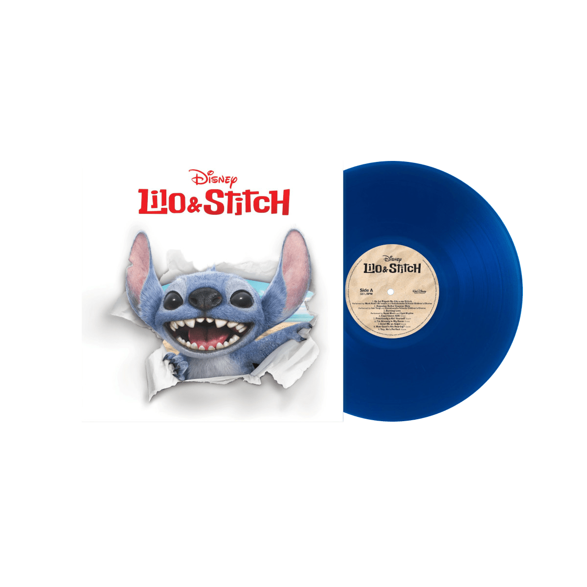 Mark Keali'i Ho'omalu Lilo & Stitch Blue LP 416652