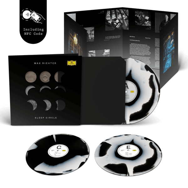 Max Richter - SLEEP Circle (Deluxe 3LP Corona Vinyl in Schwarz-Weiß mit Cover-Aussparungen im Gatefold und exklusivem Bonus Inhalt)