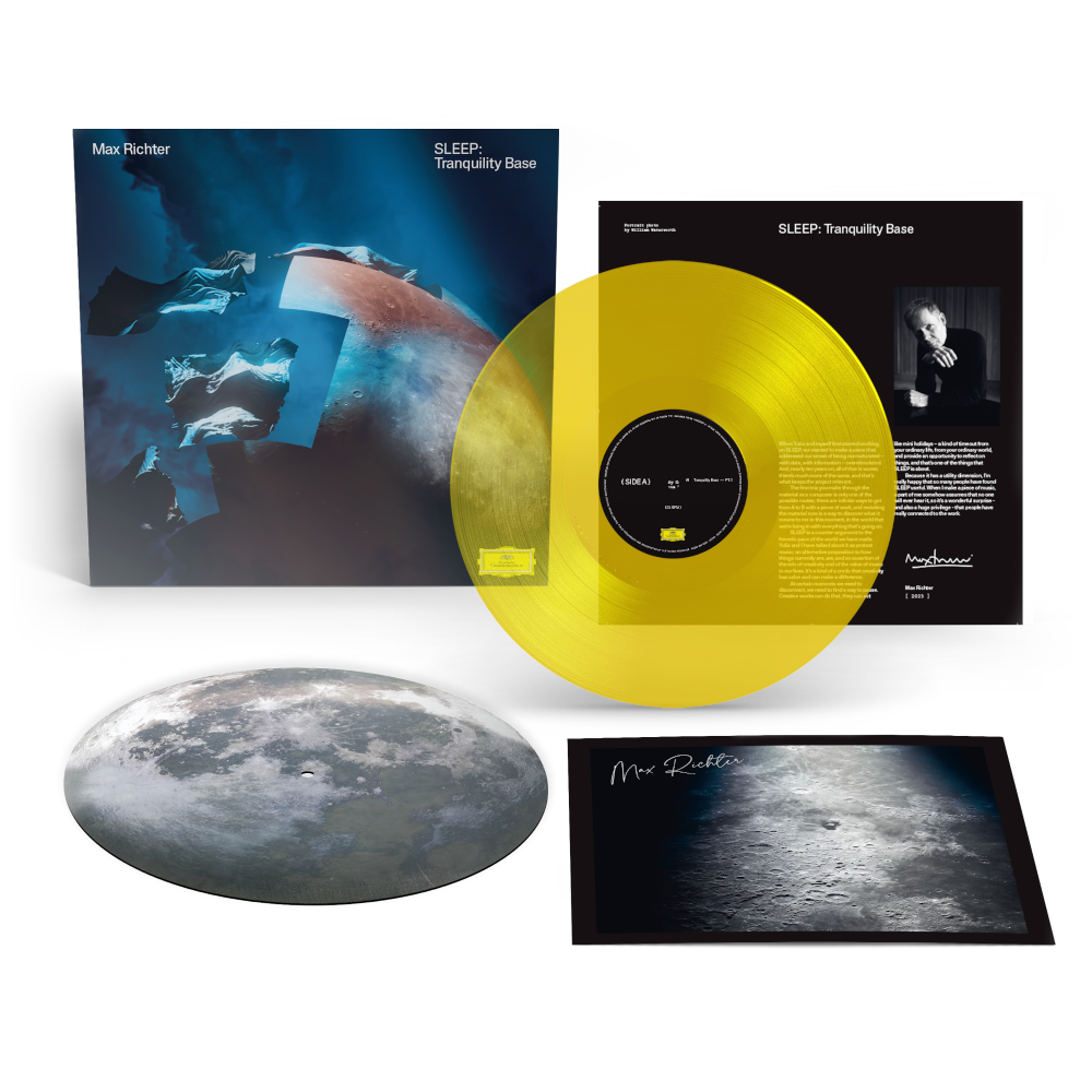 Max Richter SLEEP: Tranquility Base Ltd. & Num. Farbige Vinyl + Slipmat  + signierte Art Card 373778