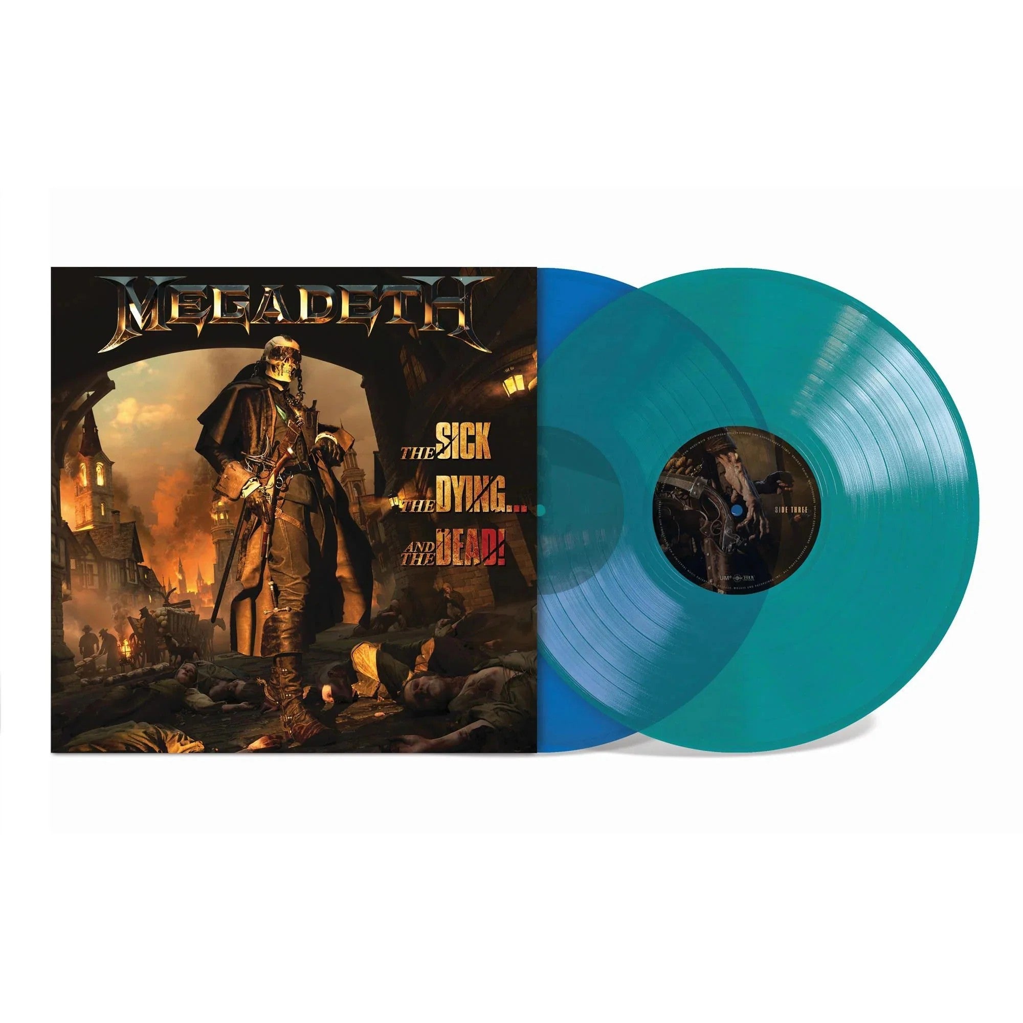 Megadeth The Sick, The Dying...and the Dead! Limited Blue Opaque & Green Translucent Vinyl 2LP 421762